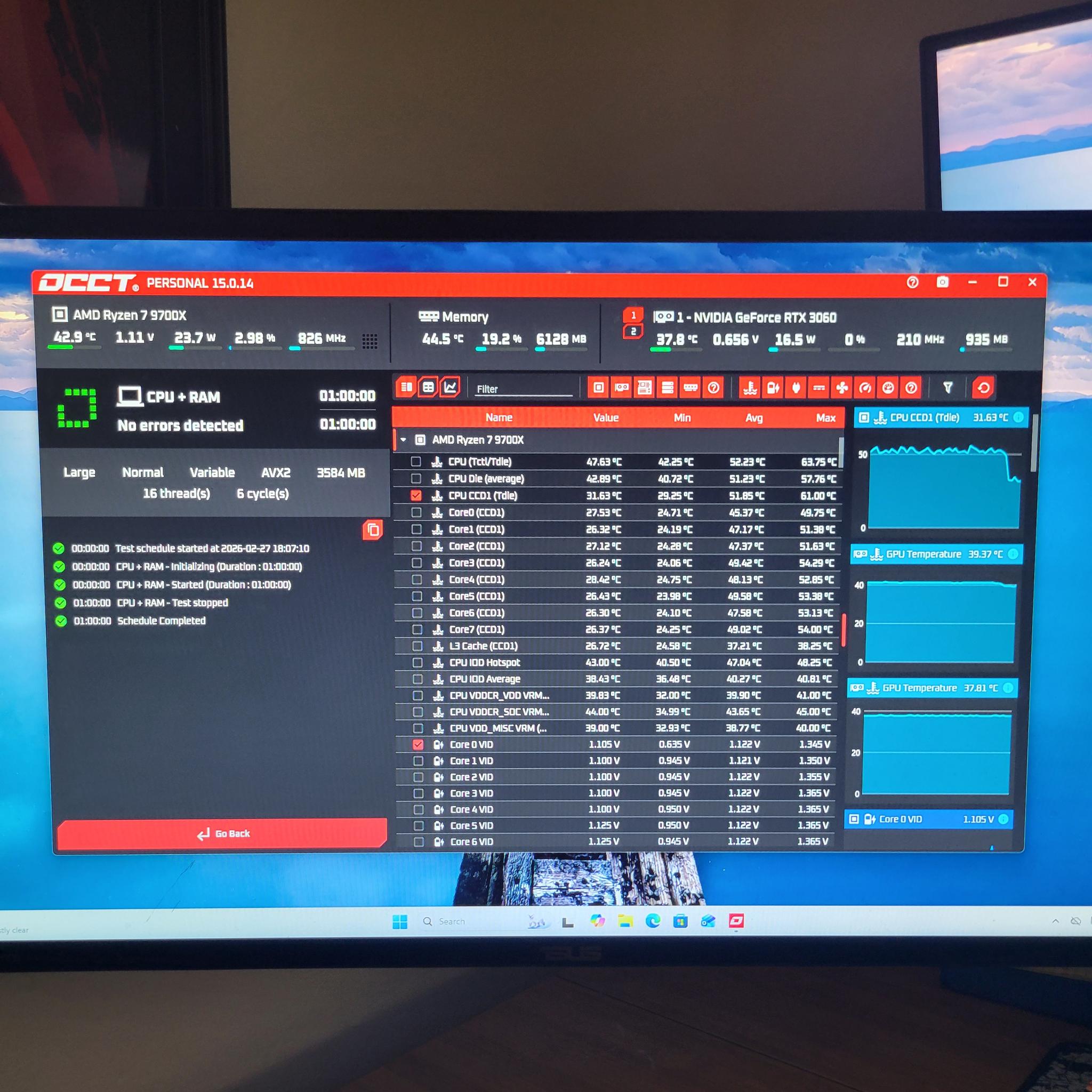 Gaming PC 9700x - 9070 XT - B850 Steel Legend Wifi - 32GB 6400MHz - 1TB SSD NVME - Lian Li