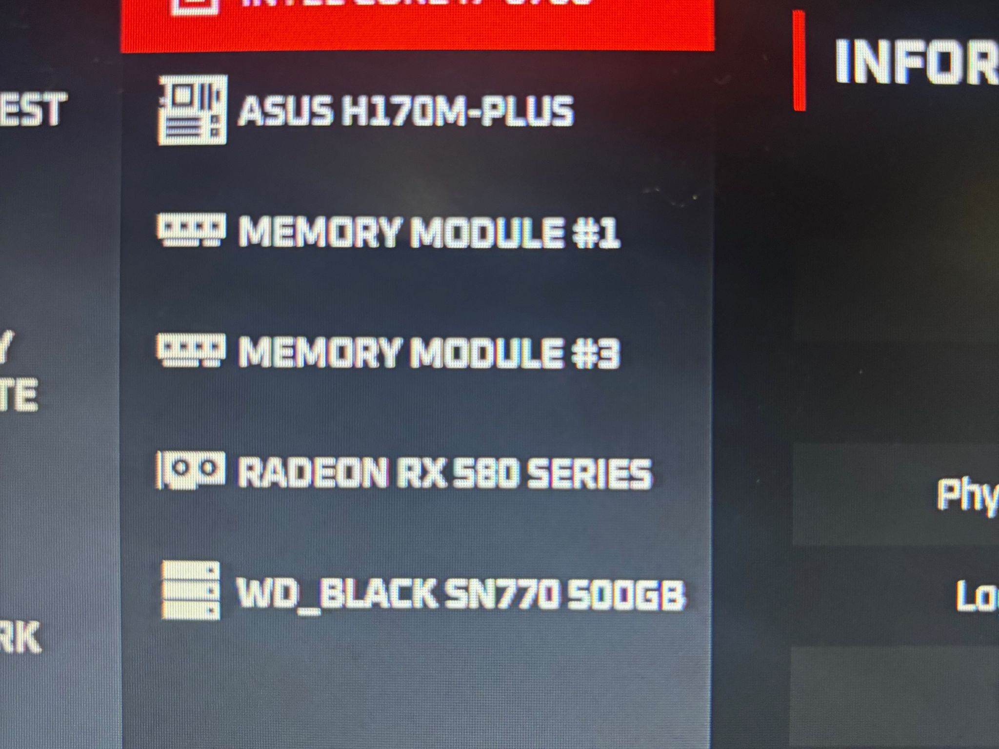 Gaming PC I7-6700 RX 580