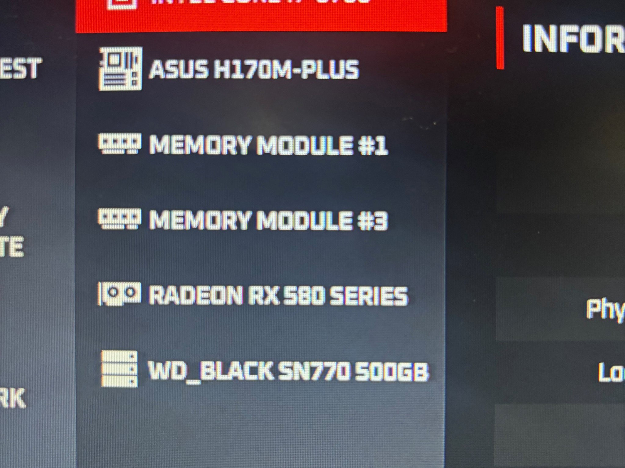 Gaming PC I7-6700 RX 580