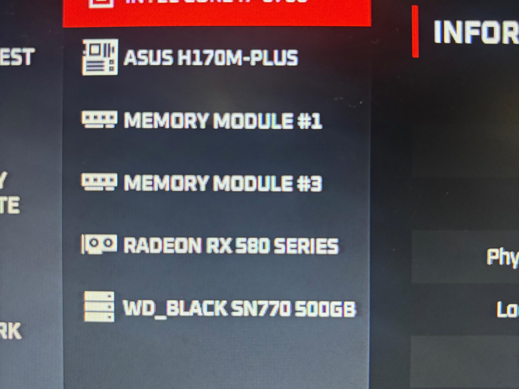 Gaming PC I7-6700 RX 580