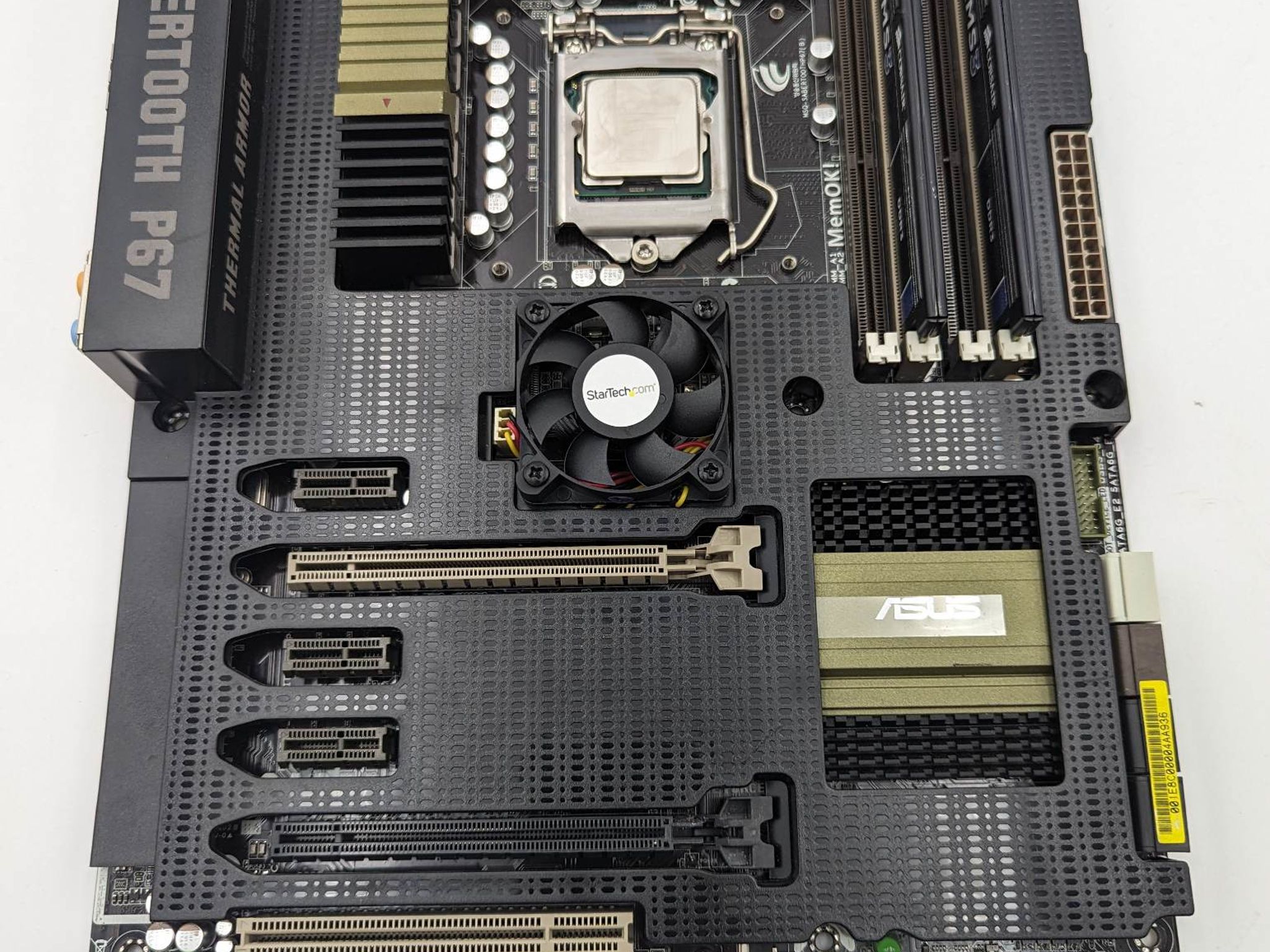 Asus P67 Sabertooth Motherboard Kit w/ i7-2600k and 8gb ram