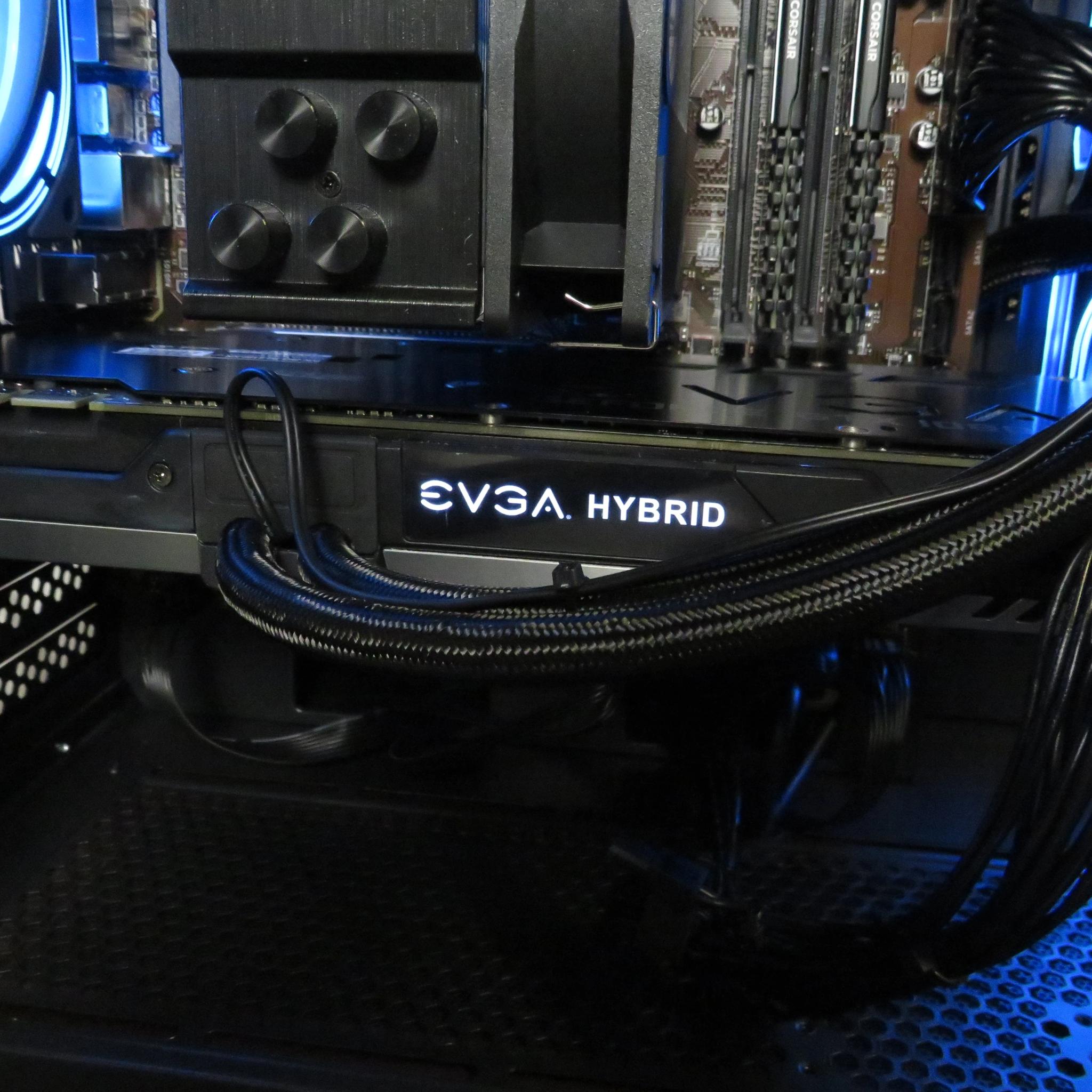 Water cooled GPU! Ryzen 5 3600 + EVGA Hybrid GTX 1080 + 16 GB DDR4 + 1TB NVME