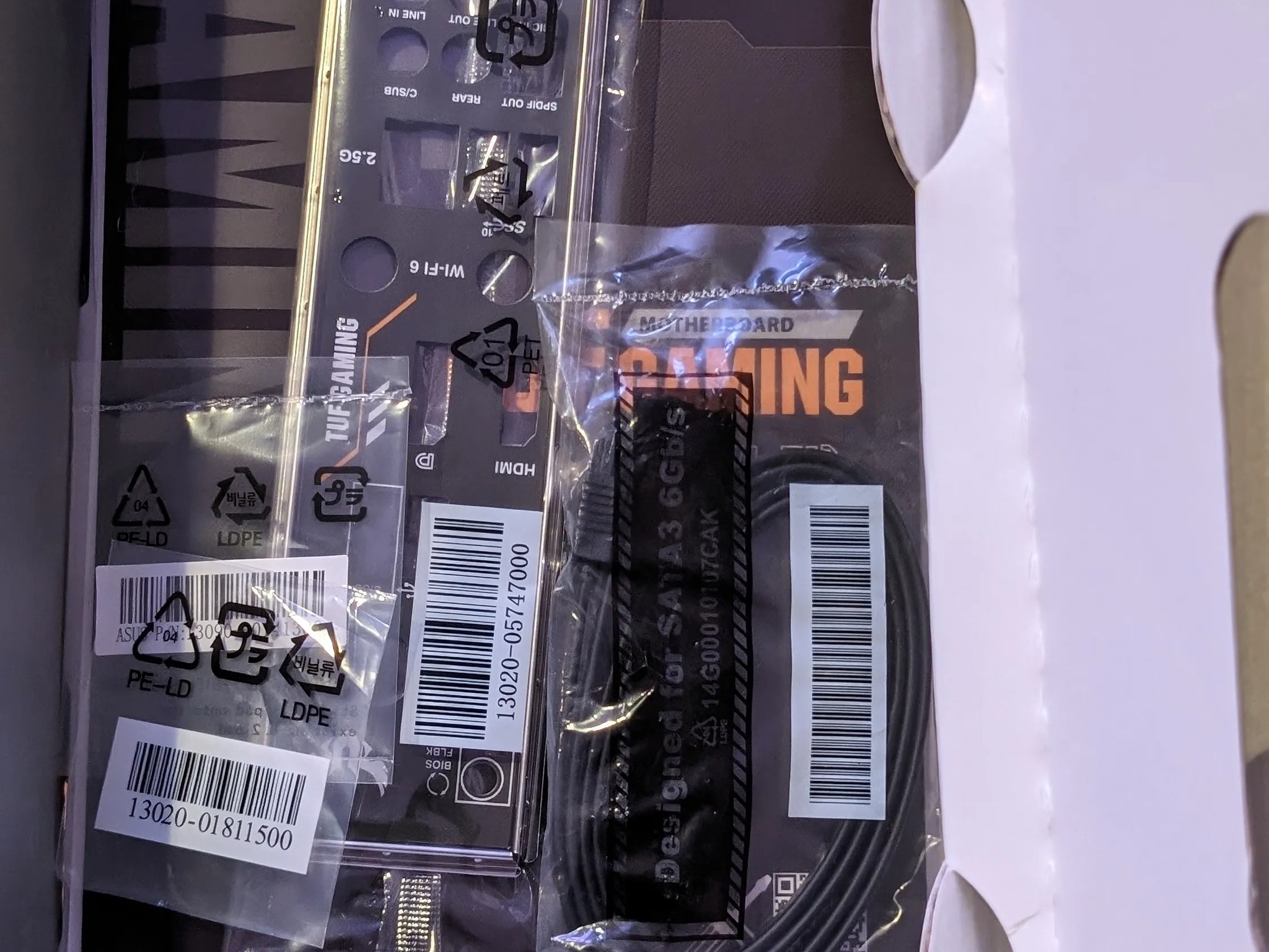 MoBo/CPU/Memory Combo: ASUS TUF GAMING X570-PRO (WI-FI) w/AMD 5600X3D CPU/G.Skill 3200mhz DDR4 32gb