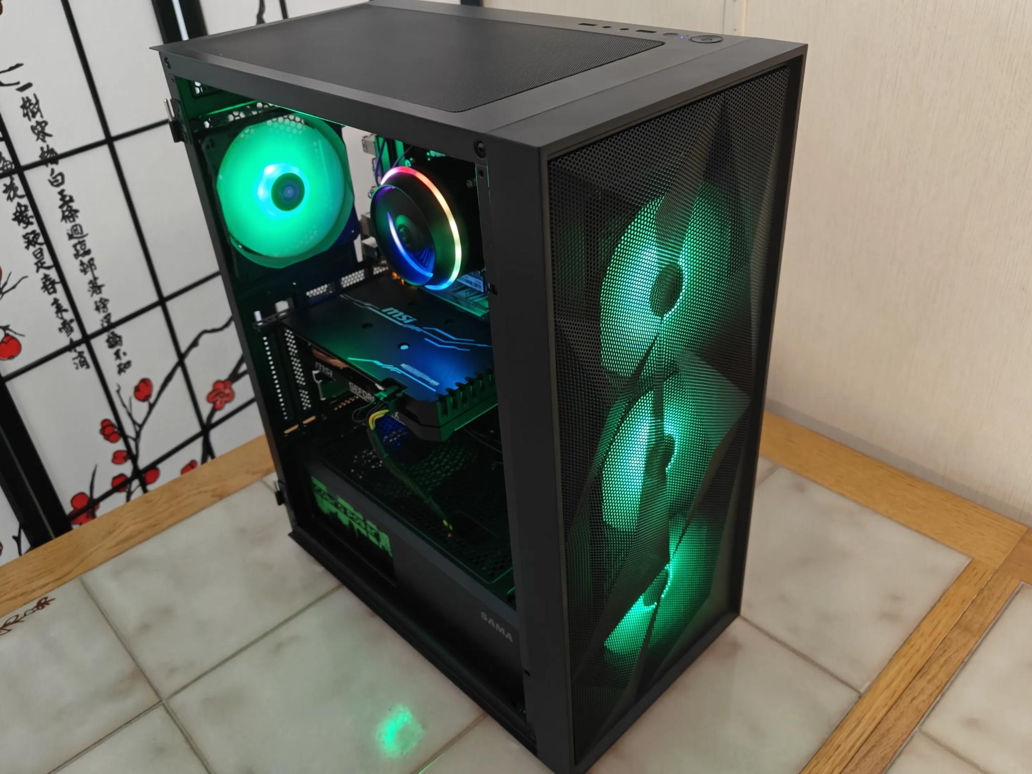 Obsidian Comet | GTX 1660 Super OC | i3-9100 | 1TB NVMe SSD/HDD | 16GB DDR4 RAM | WiFi | Windows 10
