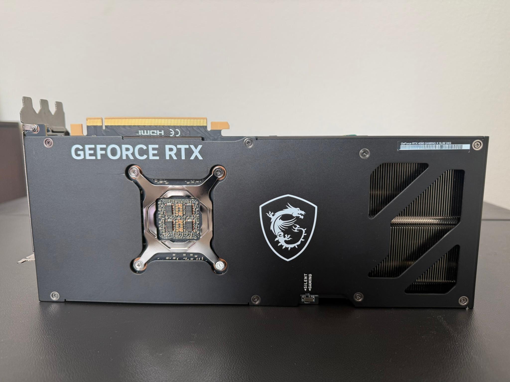 MSI RTX 4090 Gaming X Slim 24GB | Warranty to 10/2027 | Box + Accessories