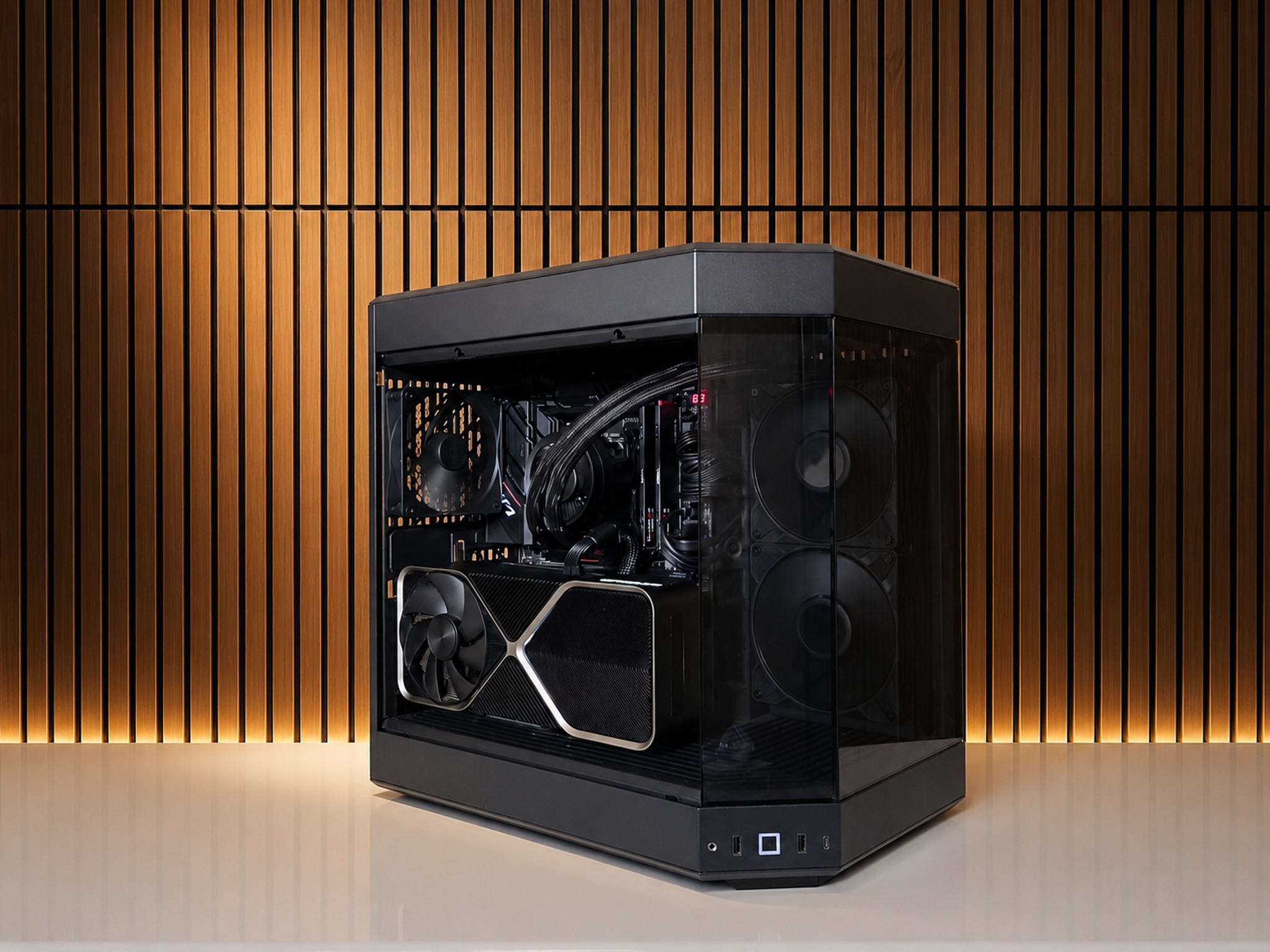 ALL Black V3 | RTX 5080| Ryzen 9 7900x | 32GB DDR5 | 1TB NVME | GOLD PSU | Windows 11 | WIFI