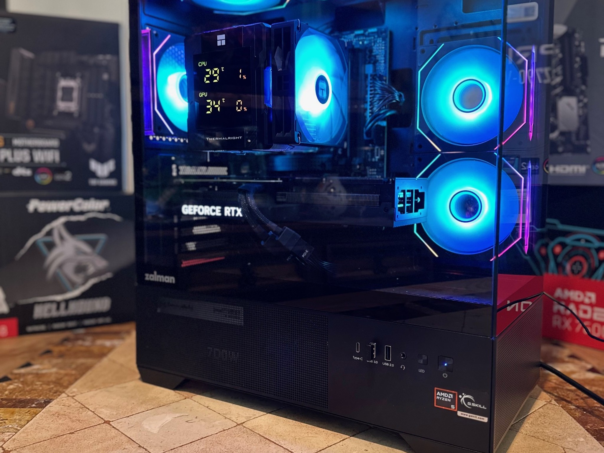 Ryzen 5 9600X / RTX 4070 Ti Super - Mid Tower Gaming PC