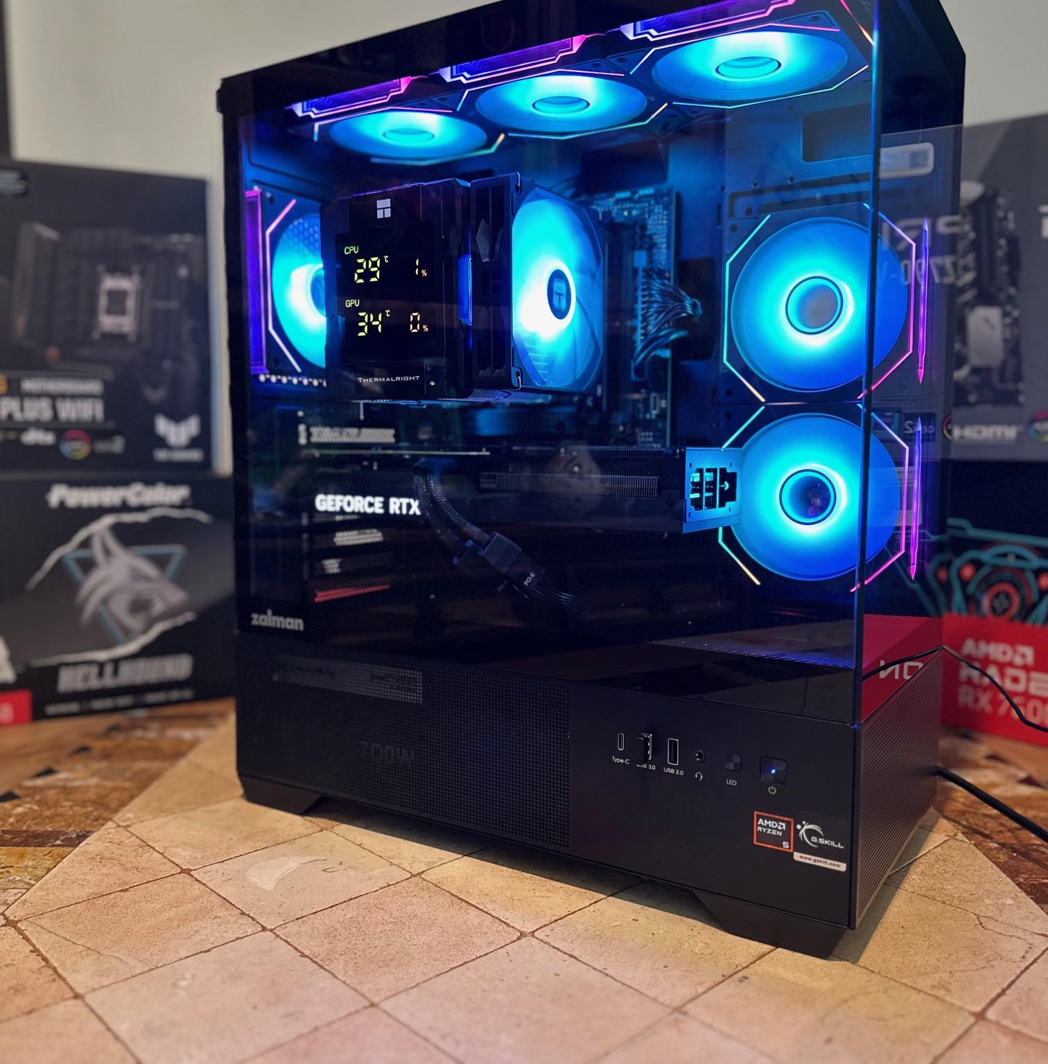 Ryzen 5 9600X / RTX 4070 Ti Super - Mid Tower Gaming PC