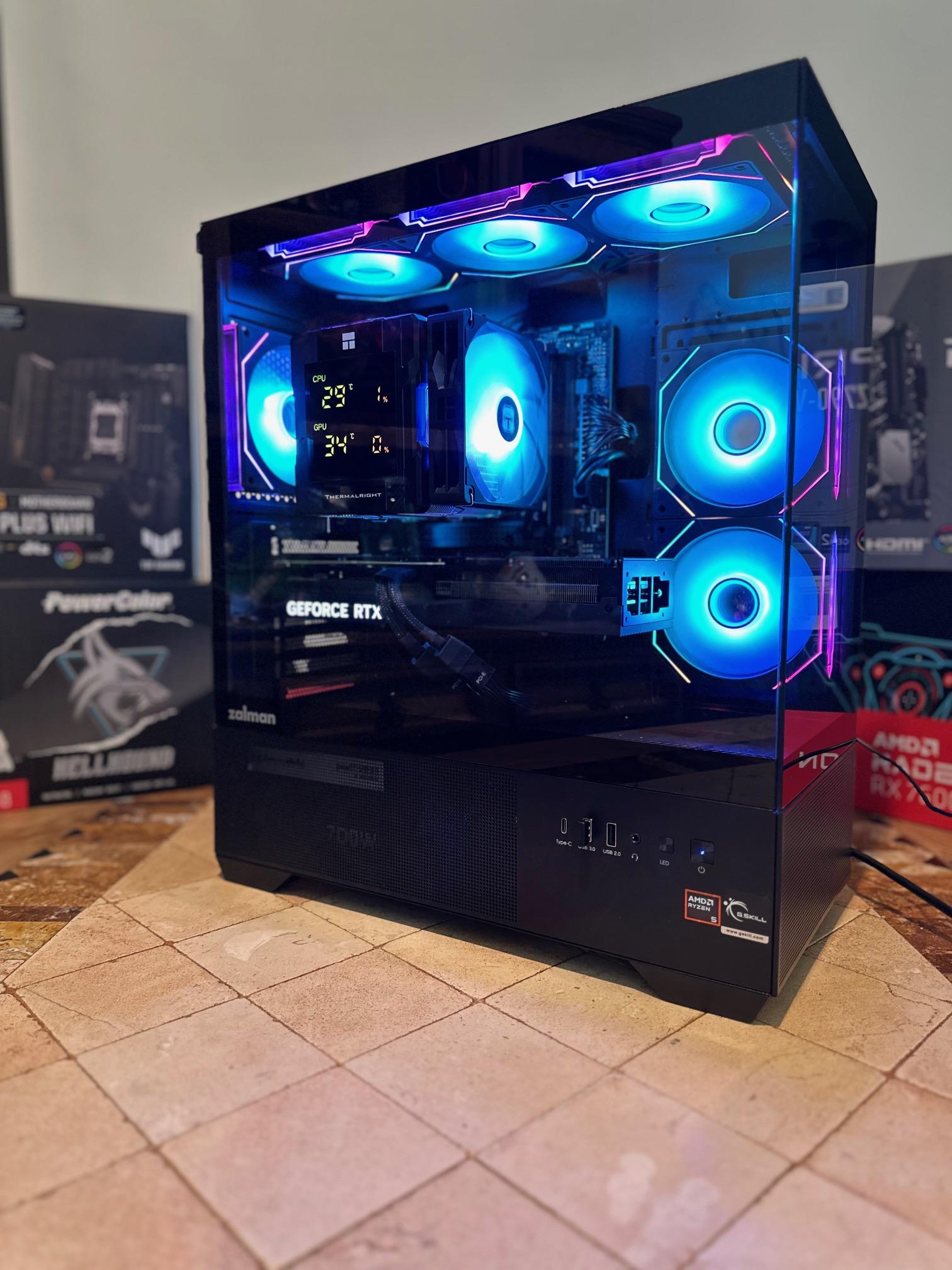 Ryzen 5 9600X / RTX 4070 Ti Super - Mid Tower Gaming PC