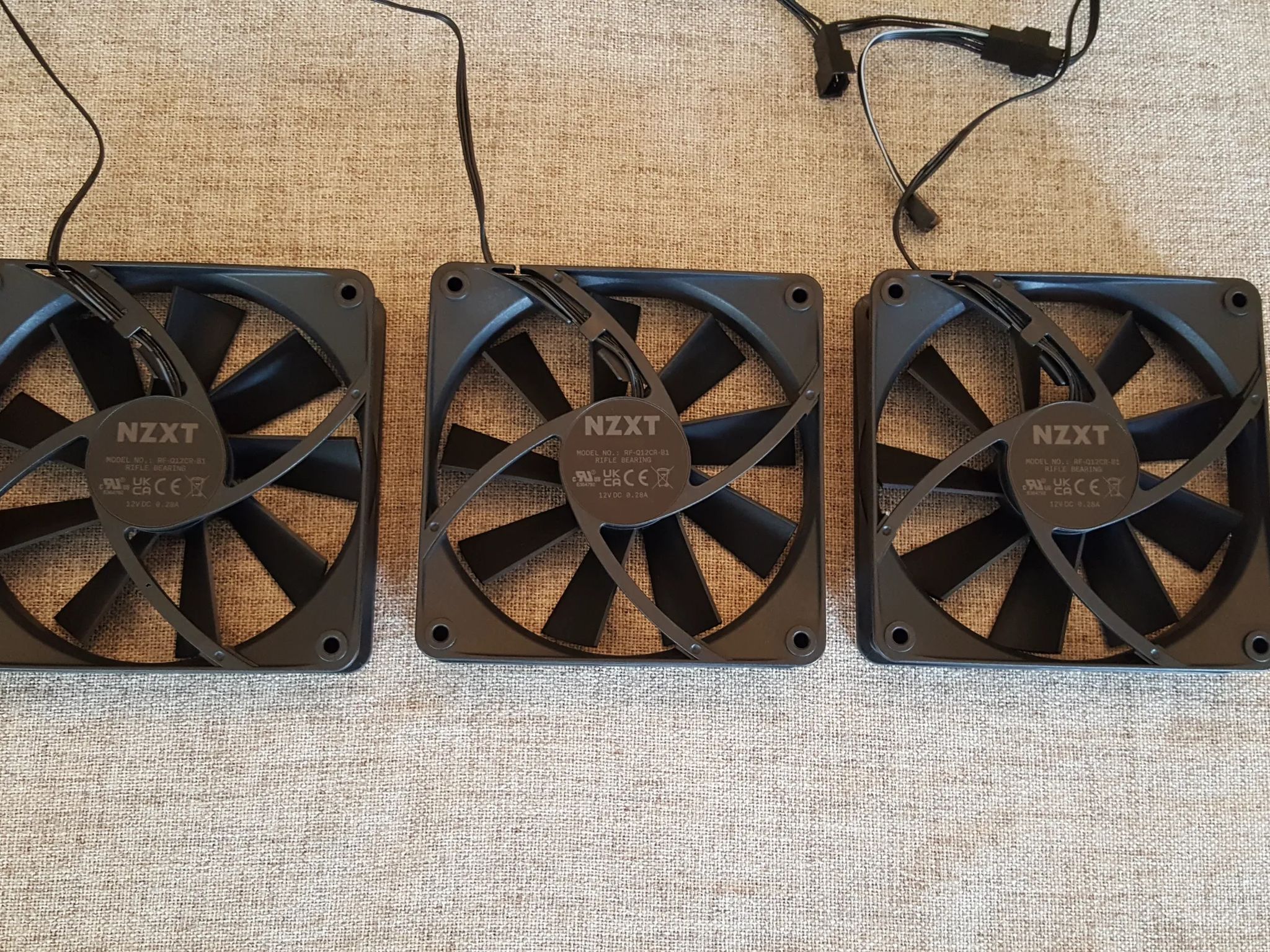3 NZXT Case fans