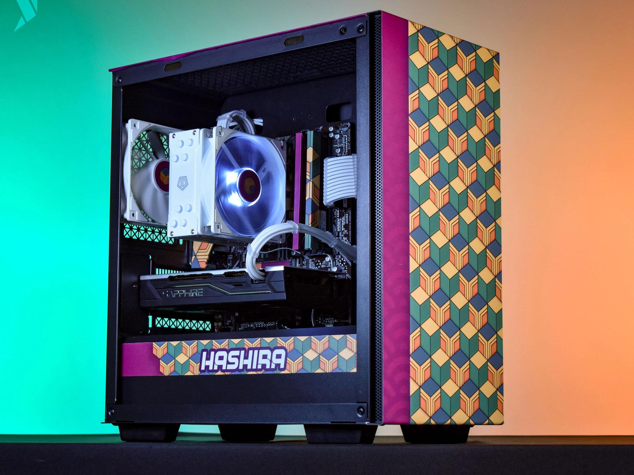 🌊 Giyu-Demon Slayer PC | Ryzen 1600AF | 16GB RAM | 512GB NVME SSD | RX 570 8GB