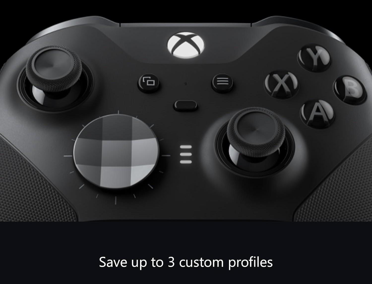 Xbox Wireless Gaming Controller Elite Series 2 Black Console, PC, and Cloud Devices
