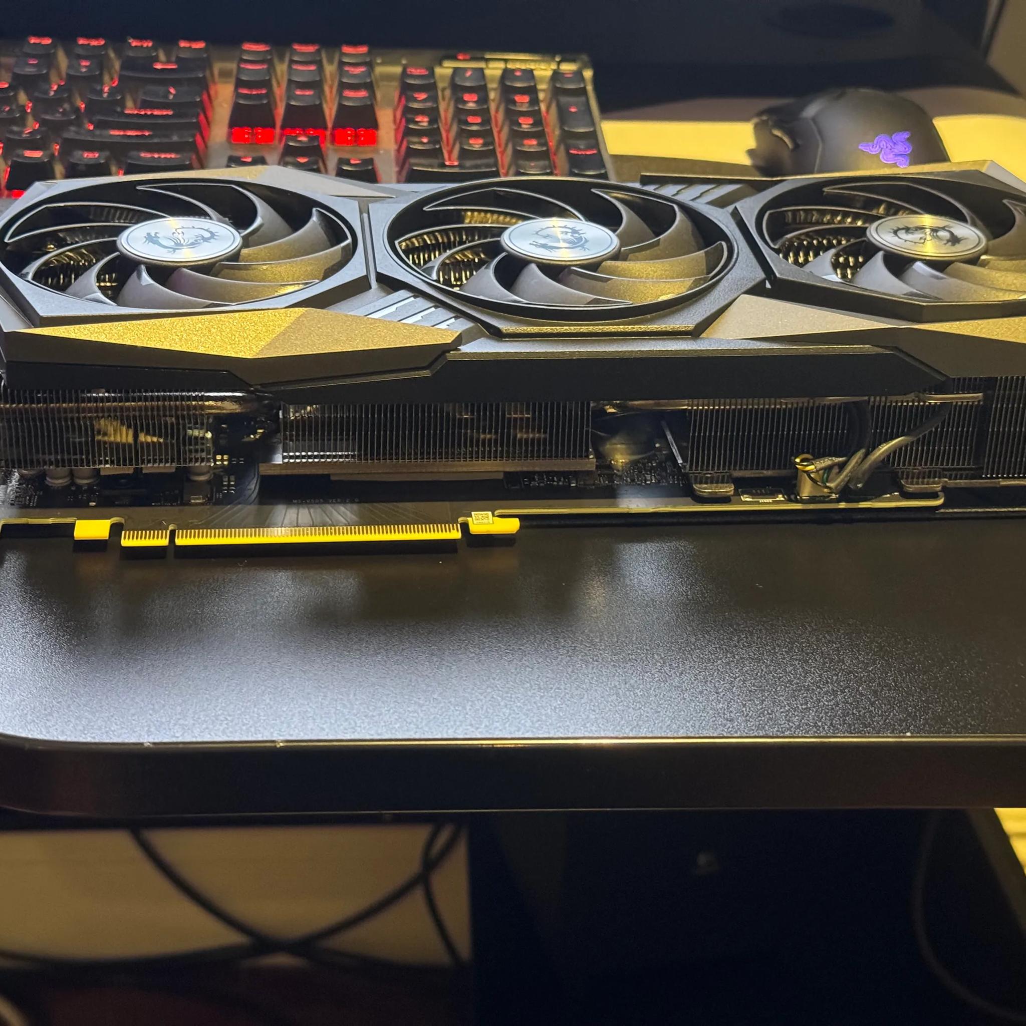 MSI RTX 3070 Ti Gaming X Trio 8GB GDRR6X 256-Bit HDMI/DP Nvlink Torx Fan 3 Ampere Architecture