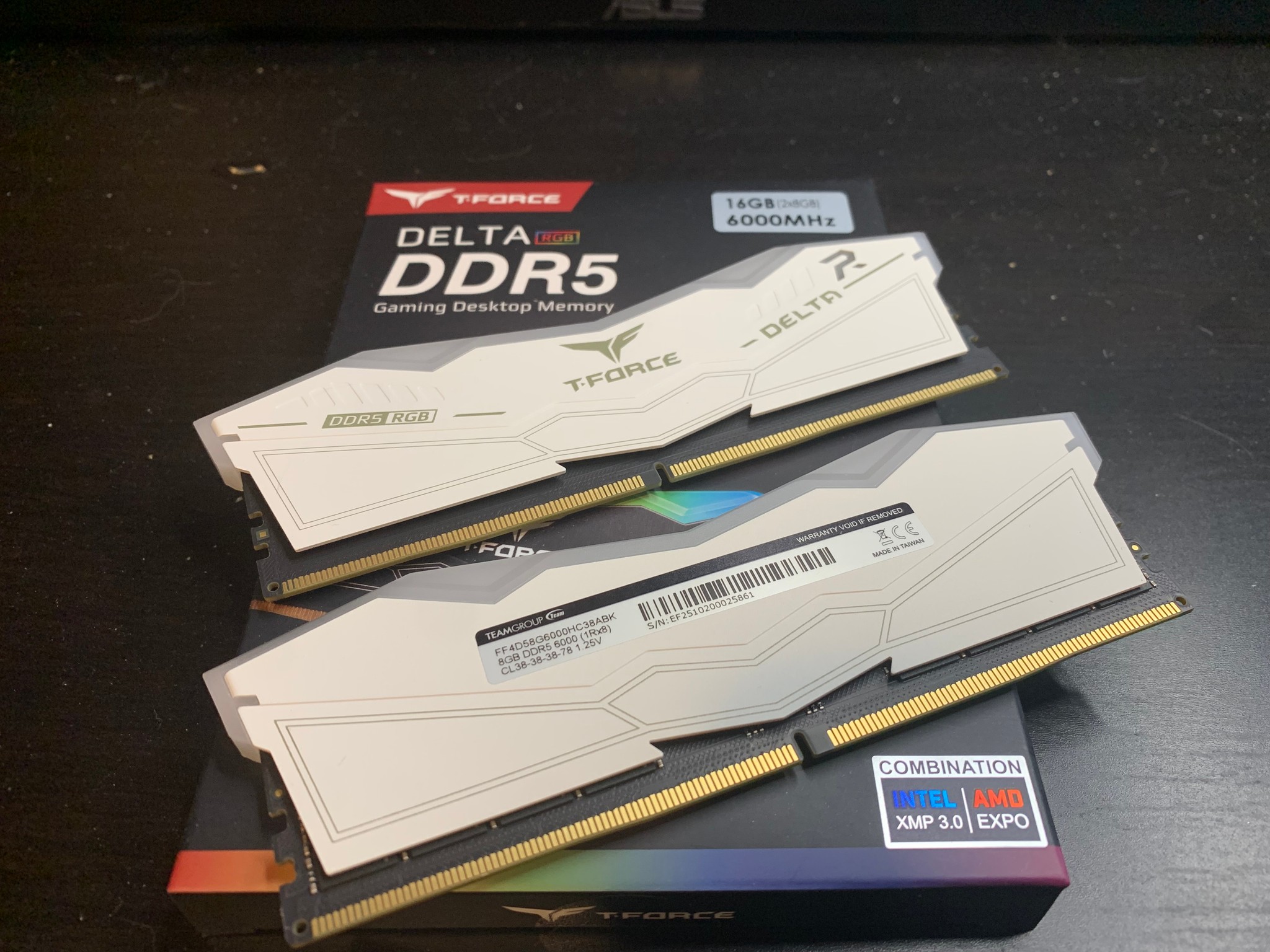 Teamgroup T-Force Delta 16GB (8GB x 2)RGB DDR5 Memory RAM