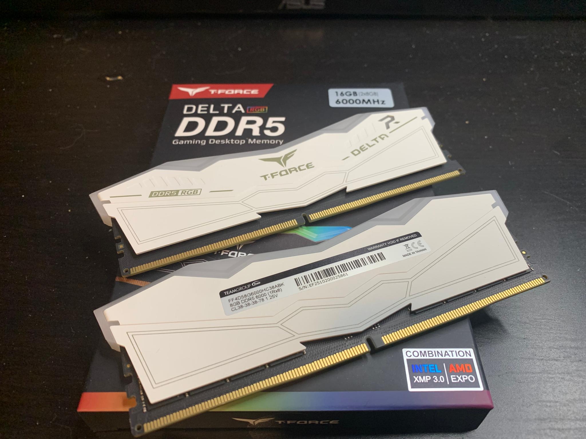 Teamgroup T-Force Delta 16GB (8GB x 2)RGB DDR5 Memory RAM