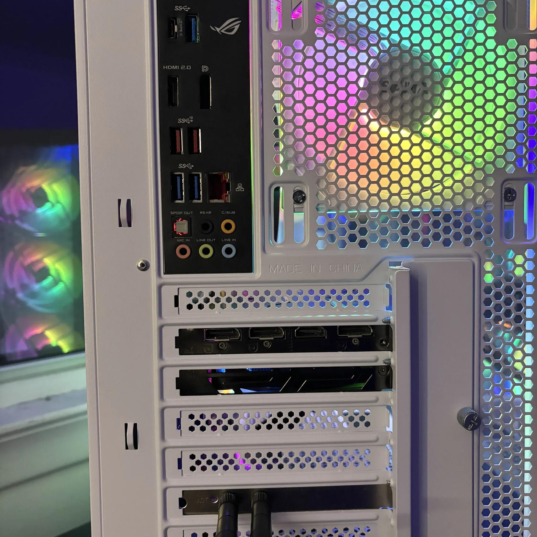 GAMING PC RYZEN 5 16GB NVIDIA GTX 1660 Super RGB Lighting RGB Fans Computer