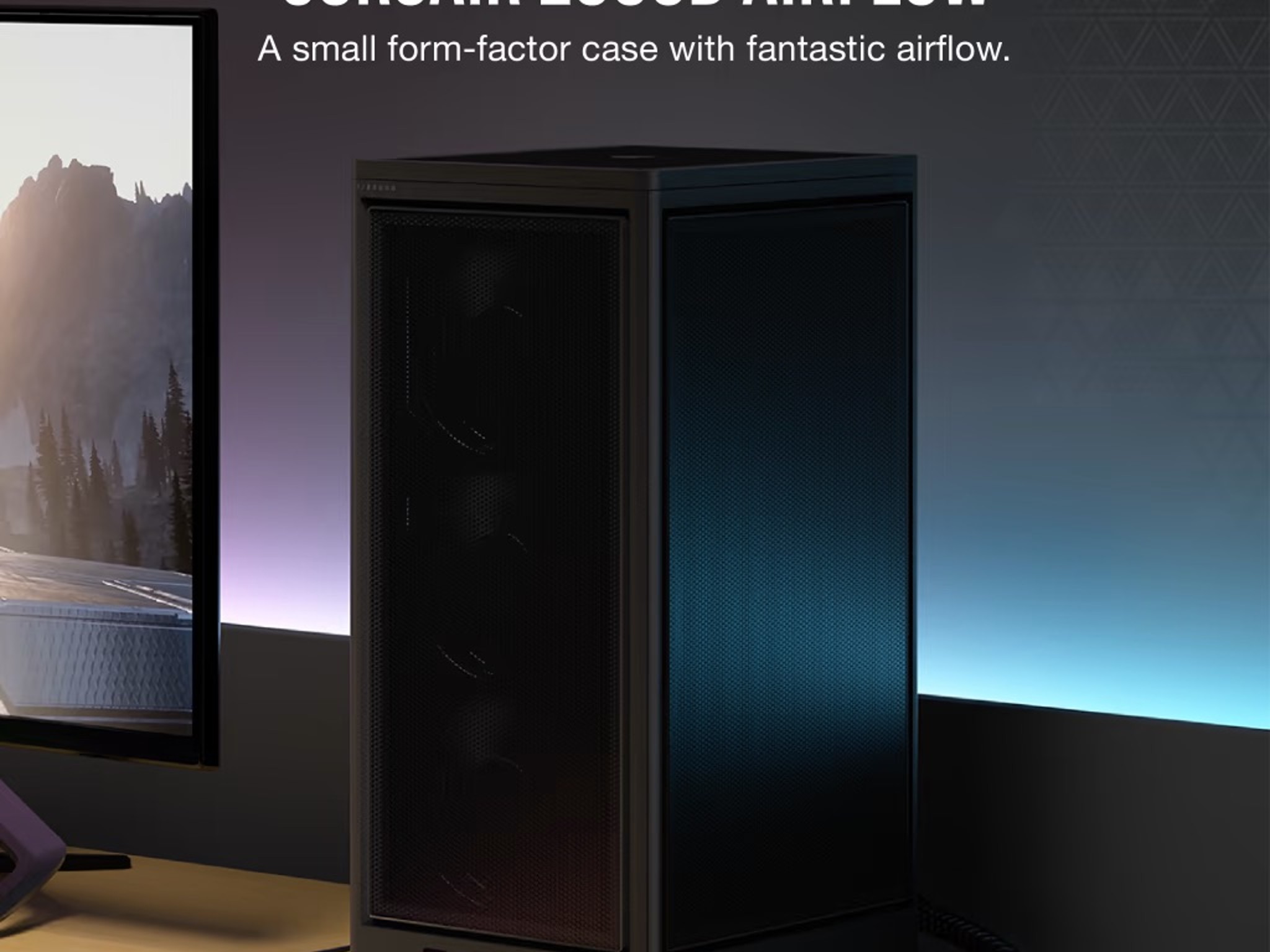 2000D AIRFLOW Mini-ITX PC Case - Black