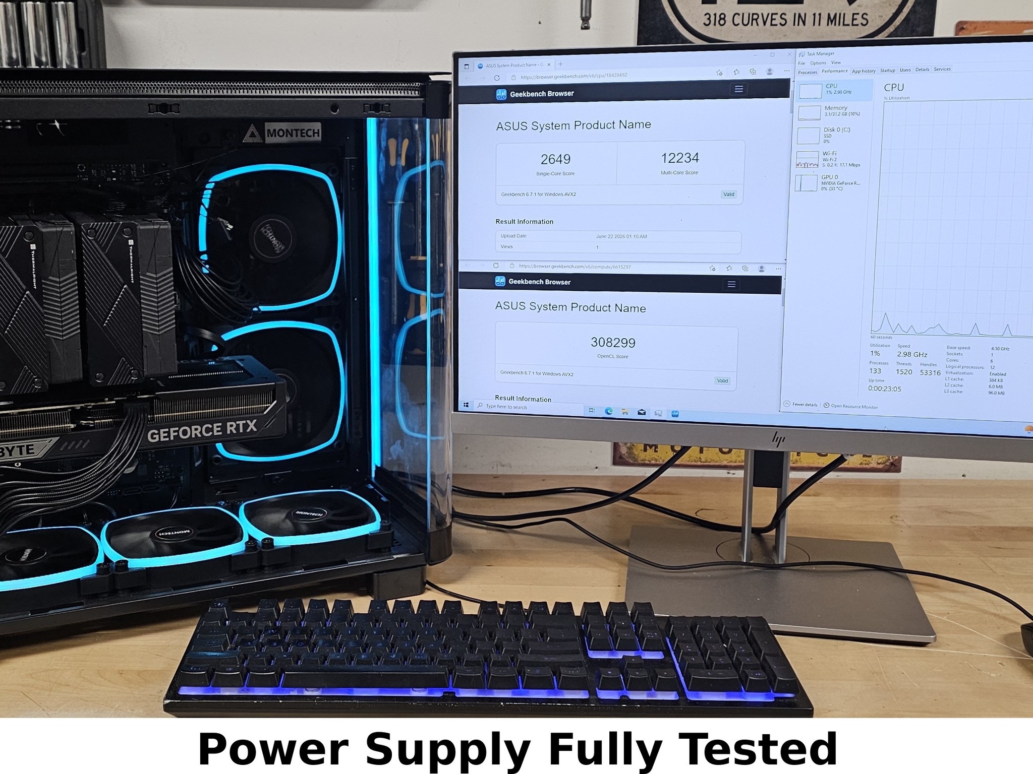 LIAN LI EG1000G 1000W Gold Power Supply