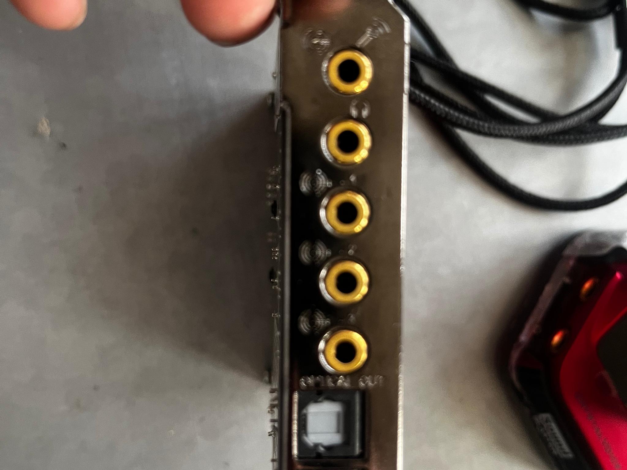 Sound blaster sound card