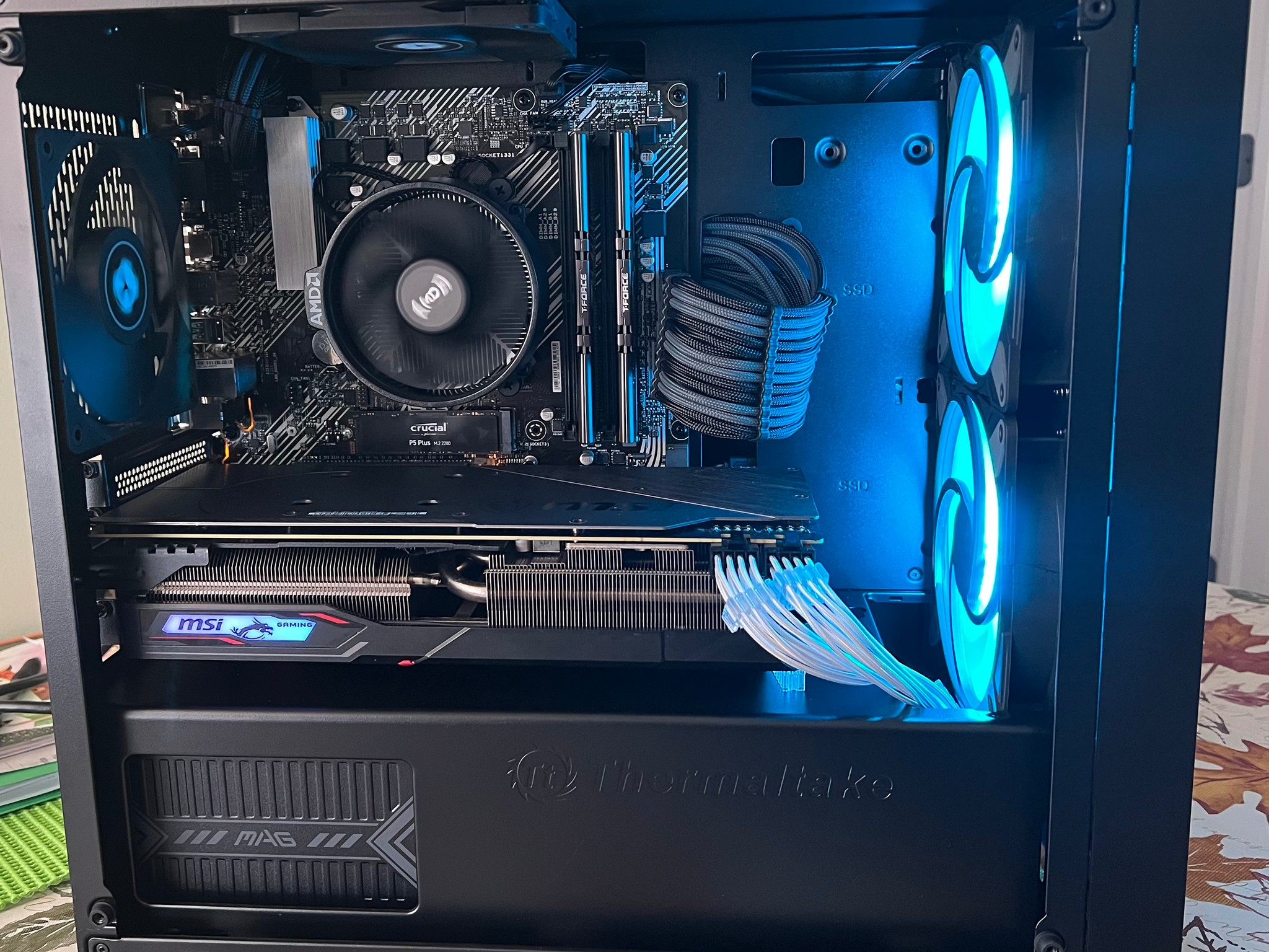 Budget friendly Ryzen 5 4500/RX 5600XT 6GB/16 GB DDR4 RAM/1 TB SSD/WIFI+LAN Ethernet