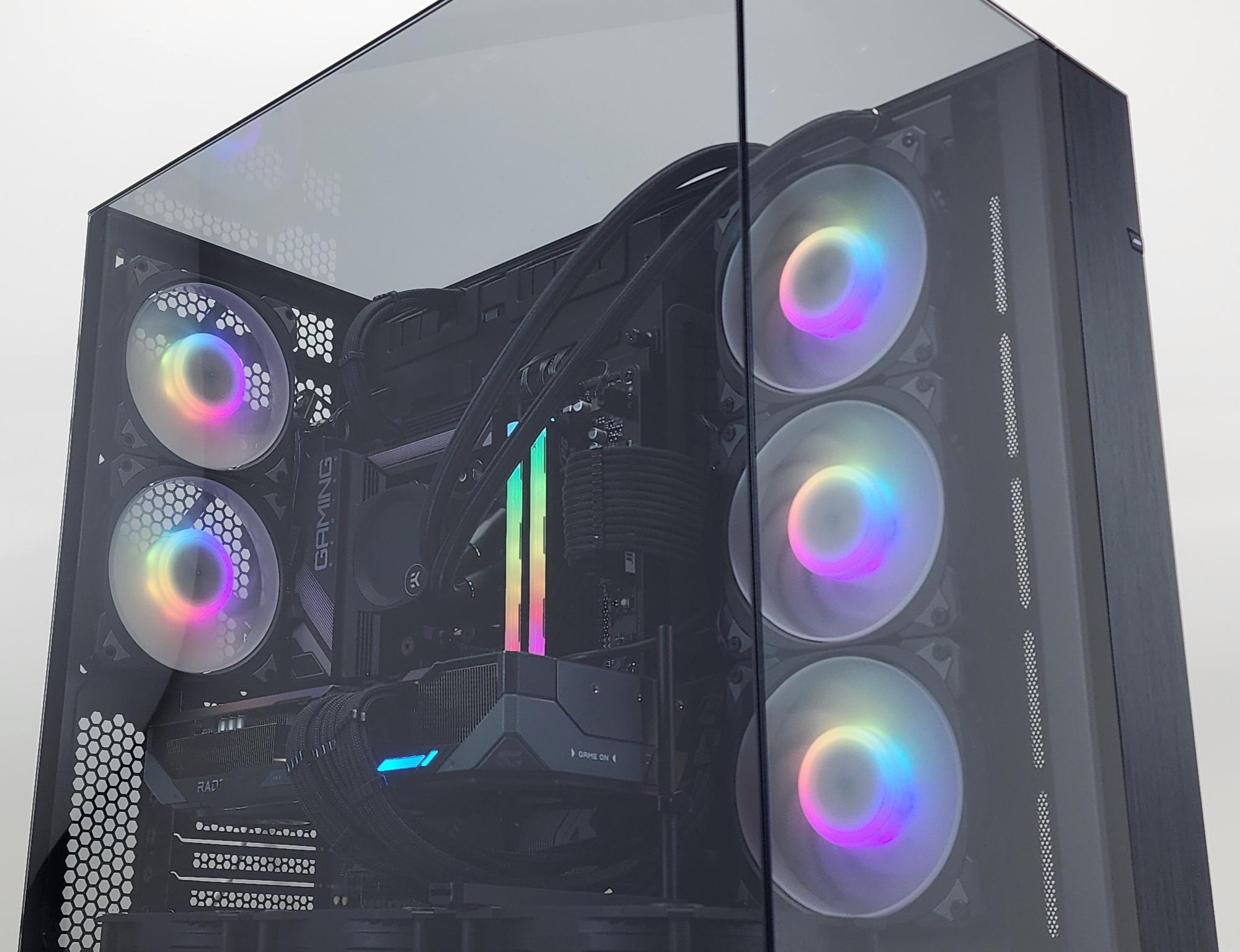 Gaming PC Ryzen 7 9700X 32GB RAM 2TB SSD RX 9070 XT 16GB Windows 11 Computer