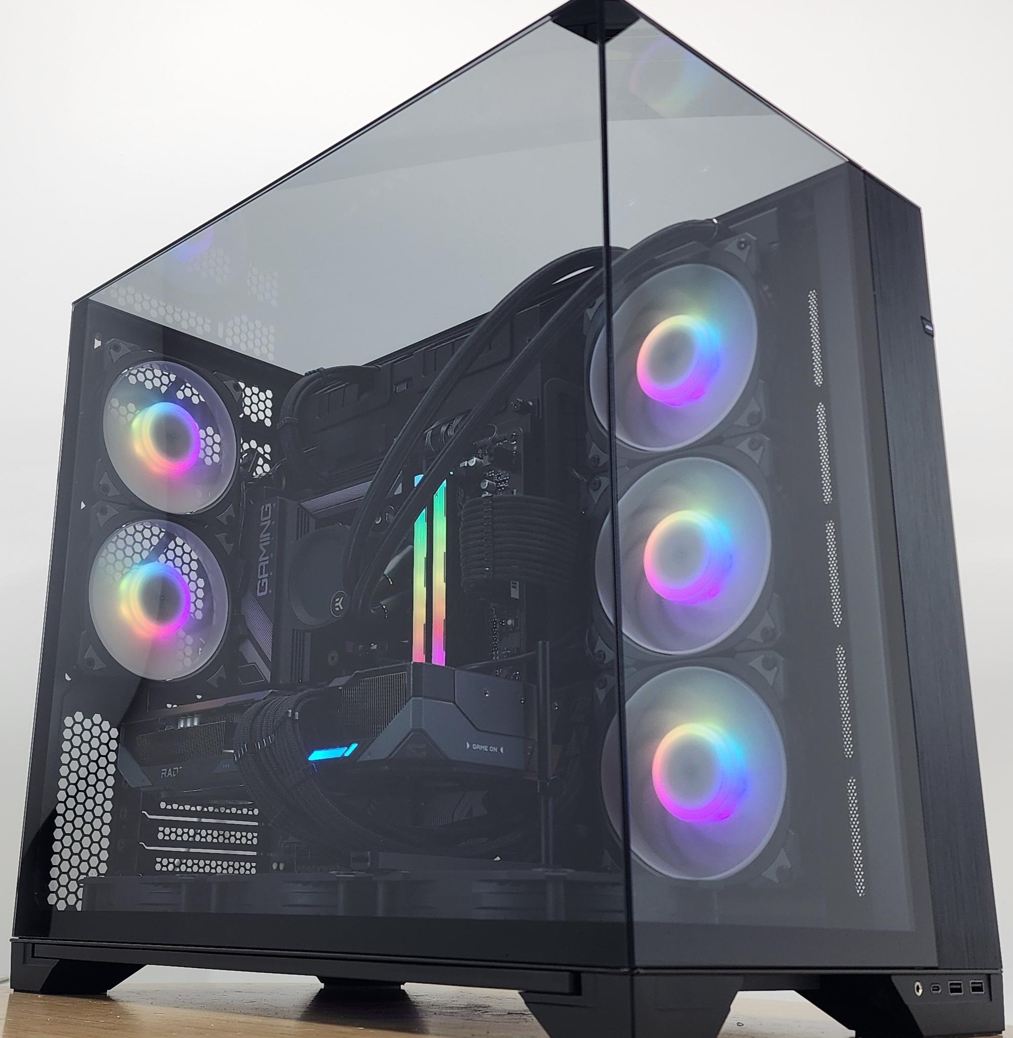 Gaming PC Ryzen 7 9700X 32GB RAM 2TB SSD RX 9070 XT 16GB Windows 11 Computer