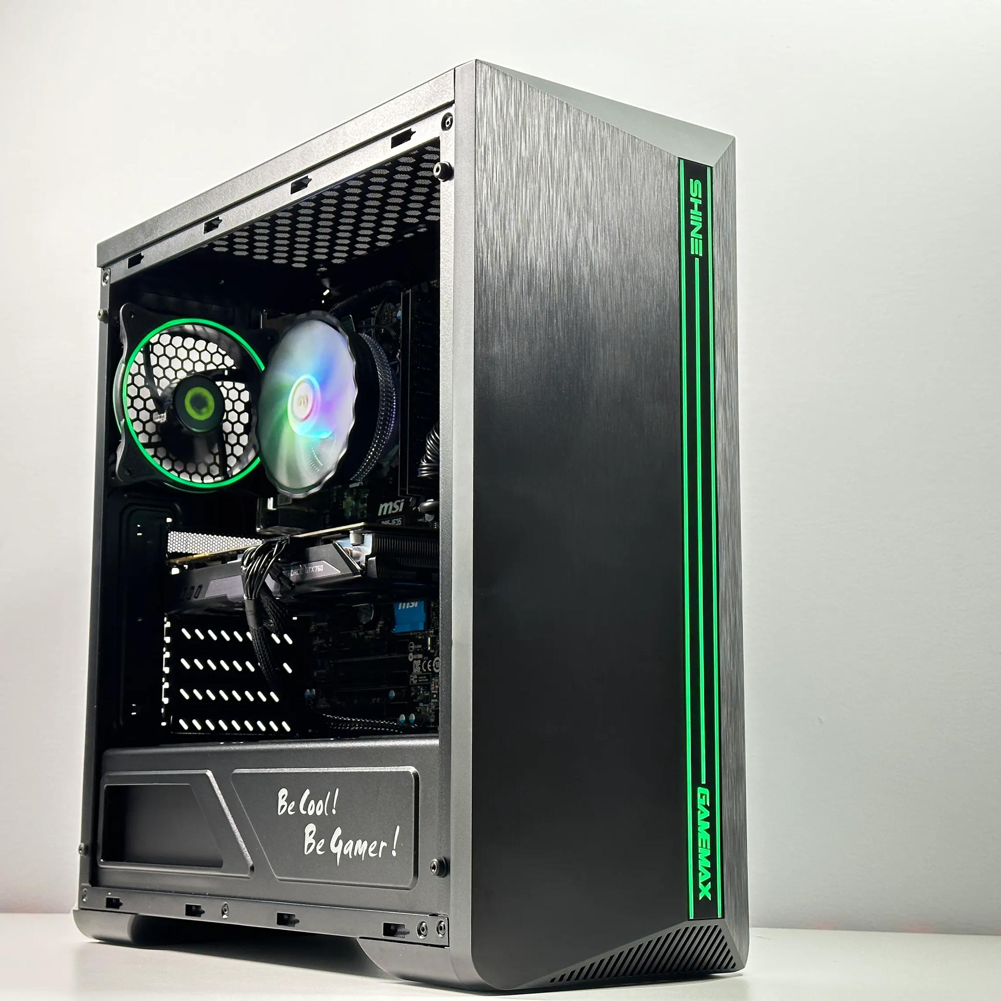 🕹️Starter Gaming PC🕹️Nvidia GTX 760🕹️Intel Xeon 1270 V3🕹️16GB  RAM🕹️500GB SSD