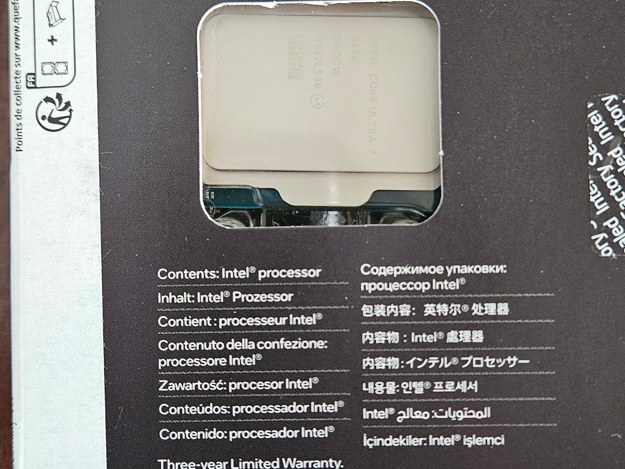 BNIB Intel Core Ultra Series 2 265K CPU