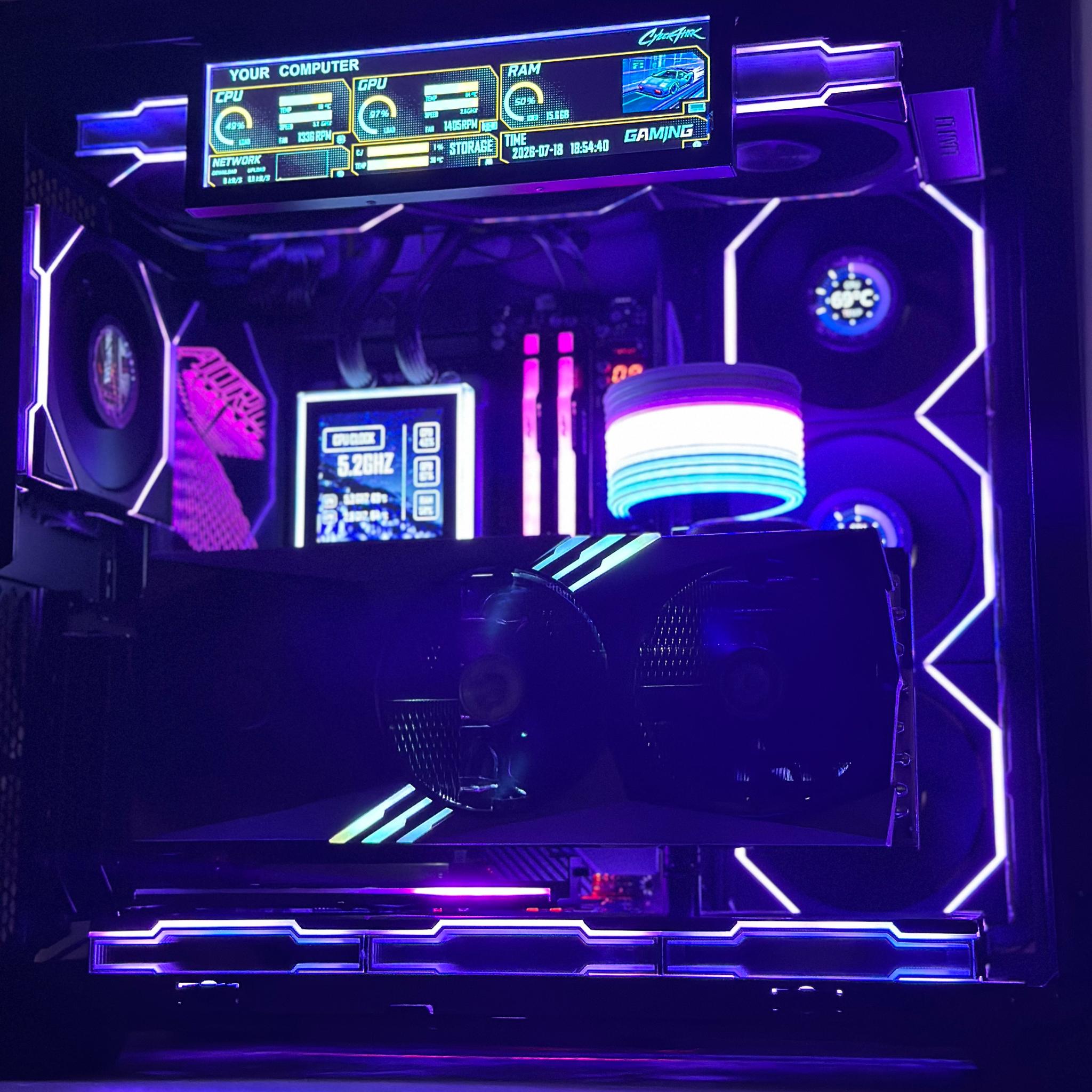 Msi Gaming Trio 9800X3d 9100 pro 4TB Kingston Ram CL 30