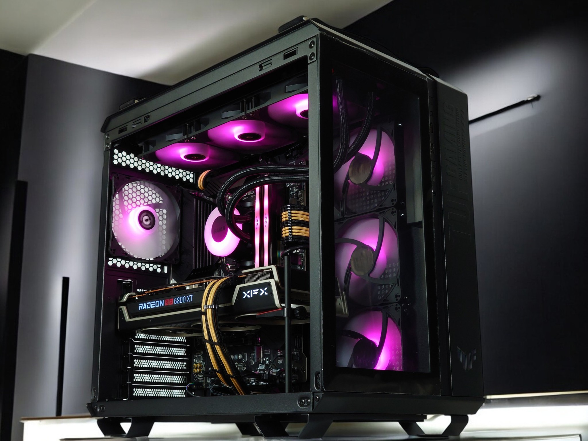 🪐Liquid Cooled Gaming PC⚡AMD RX 6800 XT 16GB⚡AMD Ryzen 7 5800X 8 core⚡32GB DDR4⚡1TB SSD