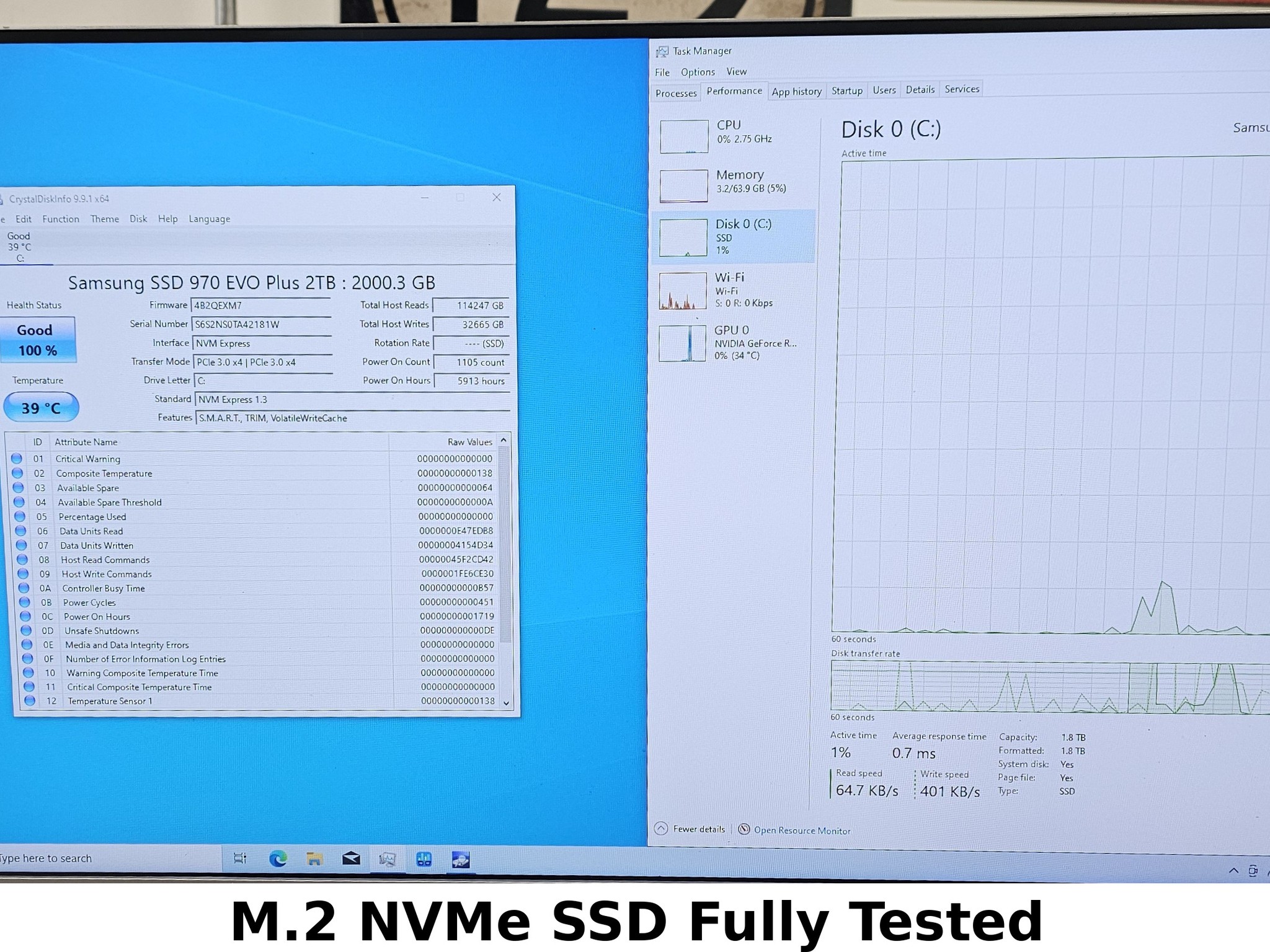2TB NVMe M.2 SSD Samsung 970 EVO Plus