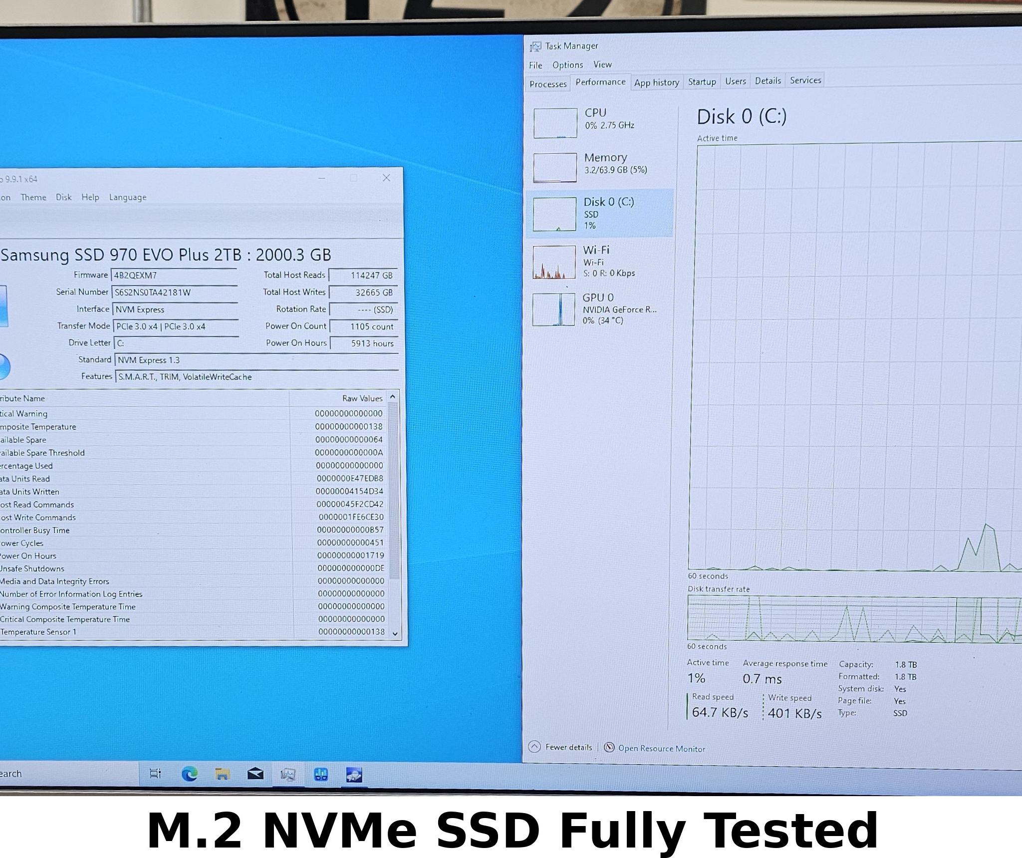 2TB NVMe M.2 SSD Samsung 970 EVO Plus