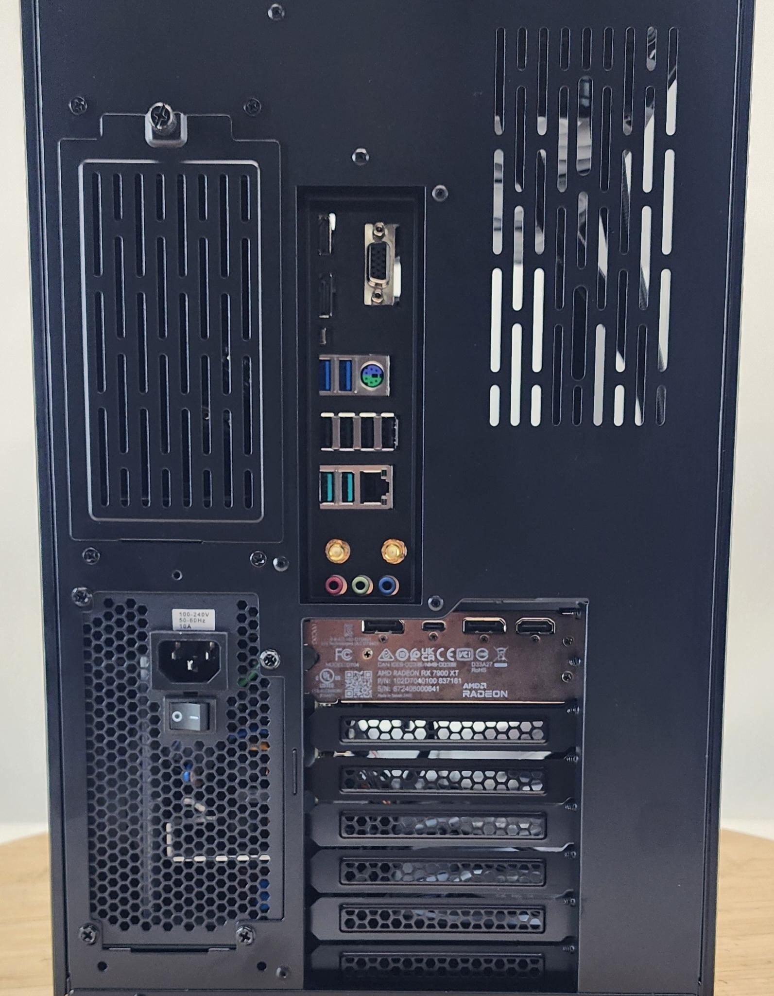 Gaming PC Ryzen 7 7800X3D 32GB RAM 1TB SSD RX 7900 XT 20GB Windows 11 Computer