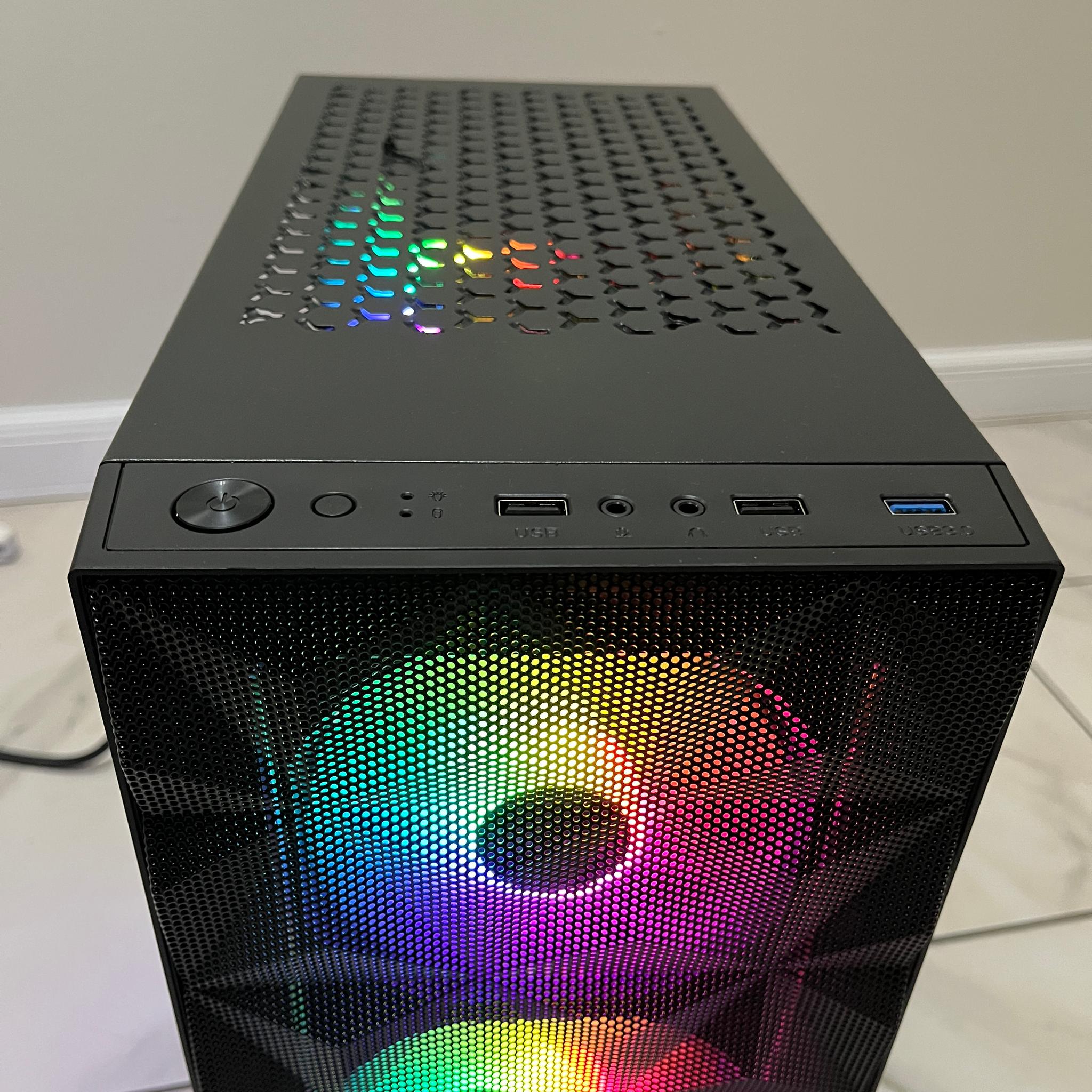 NVIDIA RTX 2070, Intel i7-6700k, 12GB RAM, 870 GB Storage, High FPS RGB Gaming PC w/ Wi-Fi & BT