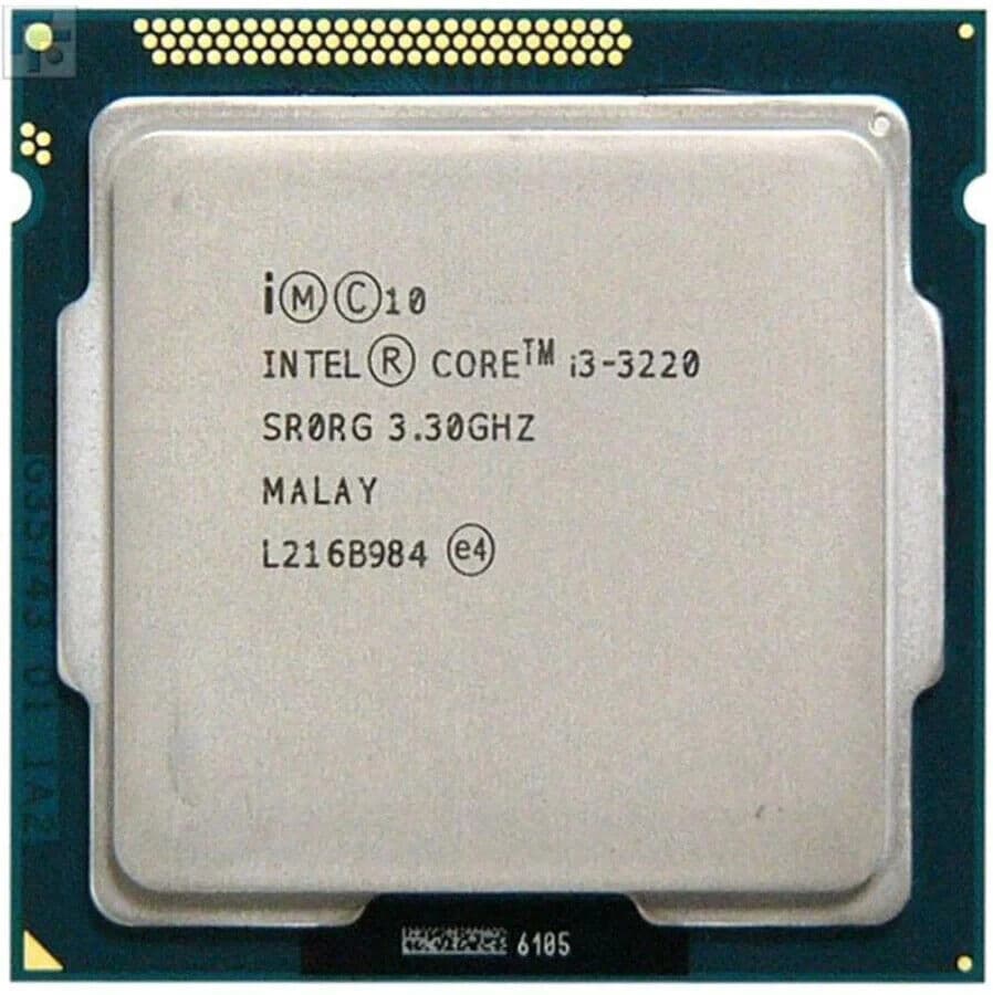 Intel Core i3 3220 Dual-Core CPU (3M Cache, 3.30GHz, 3rd generation)