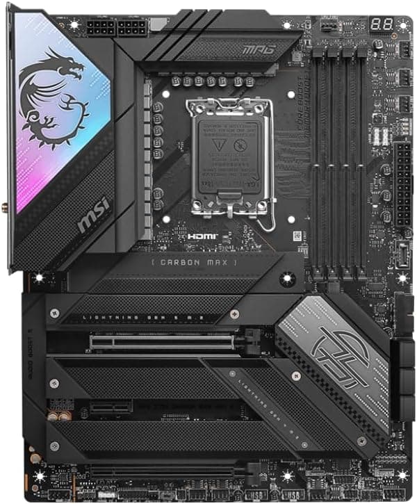 MSI MPG Z790 CARBON MAX WIFI II Intel LGA 1700 ATX Desktop Motherboard
