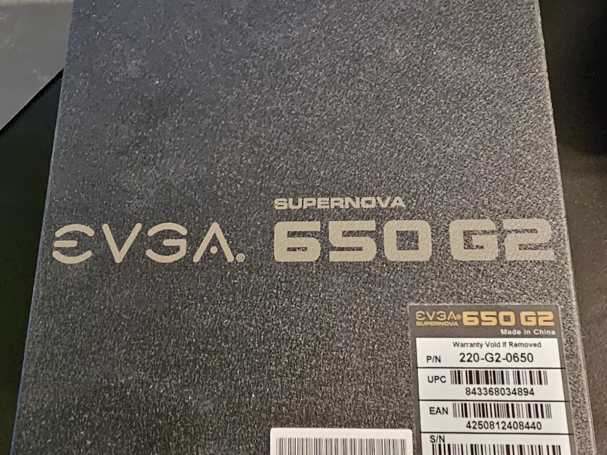 EVGA Supernova 650 G2 650W 80 Plus Gold PSU Fully Modular