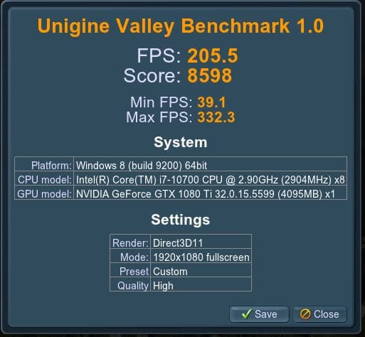 (#3) i7-10700/GTX 1080 Ti - 1440P Game On..
