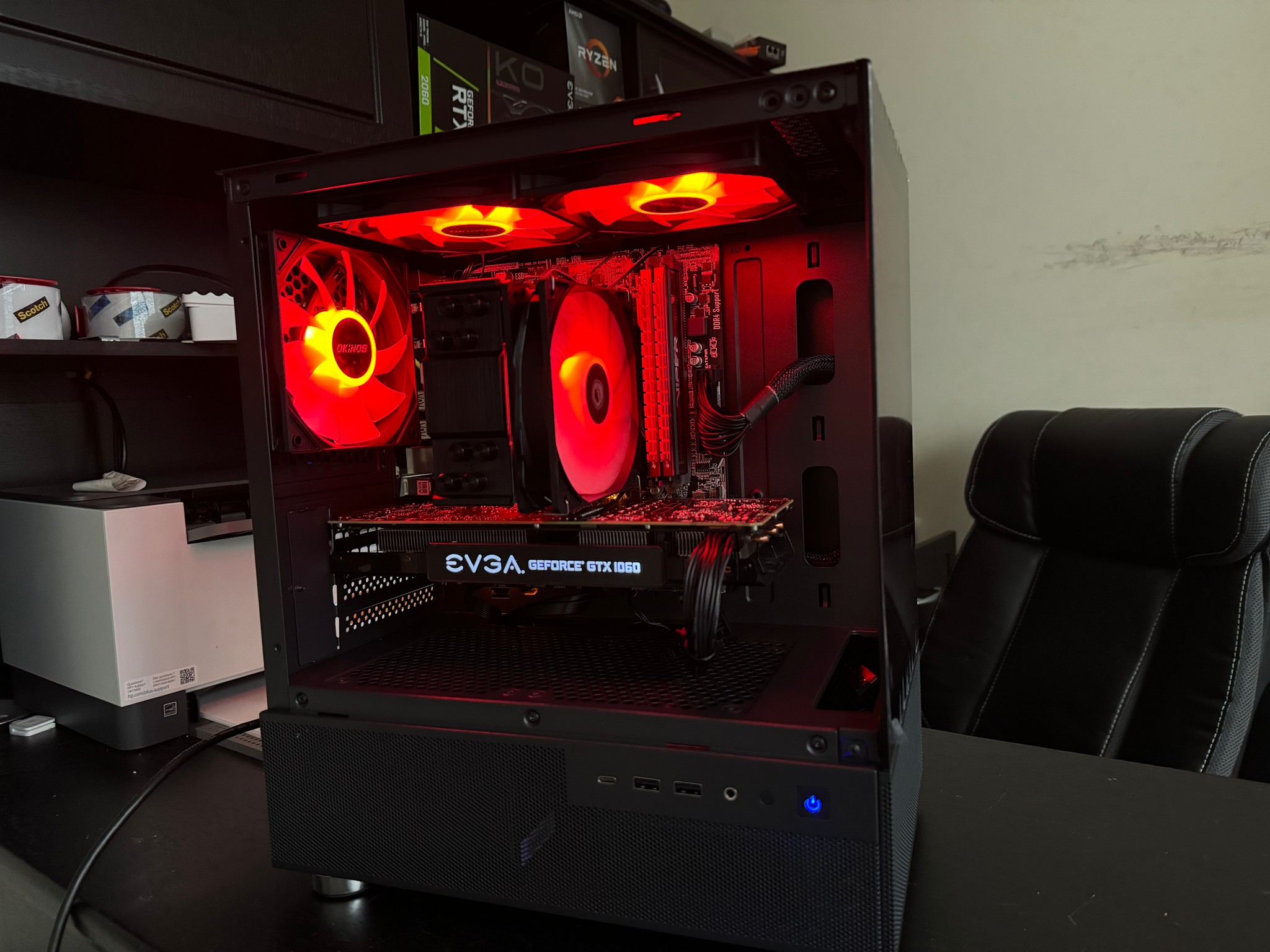 1080P Gaming Pc- Gtx 1060 6gb, Ryzen 5 2600