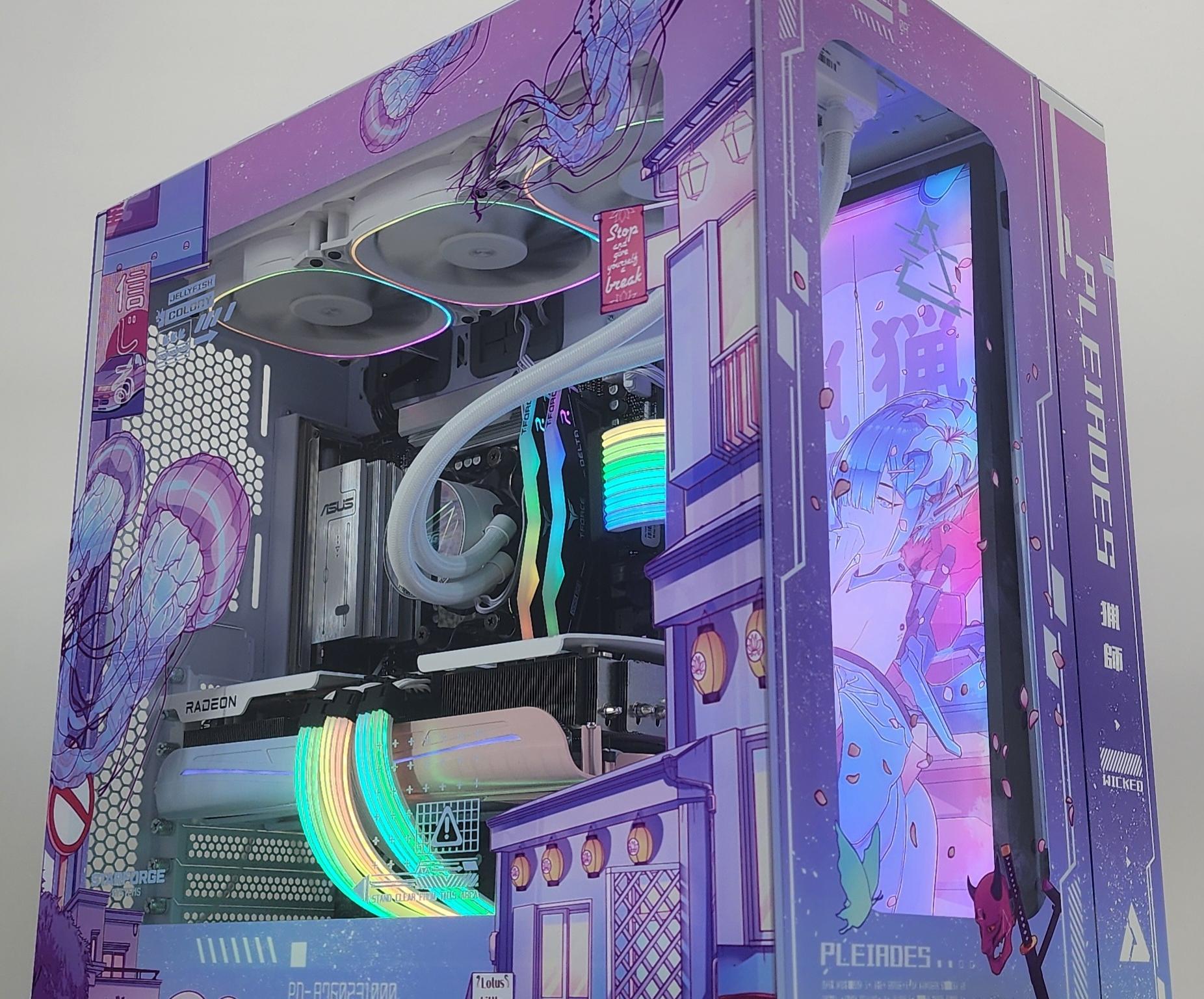 Gaming PC Ryzen 7 7800X3D 32GB RAM 2TB SSD RX 9070 XT 16GB Windows 11 Computer