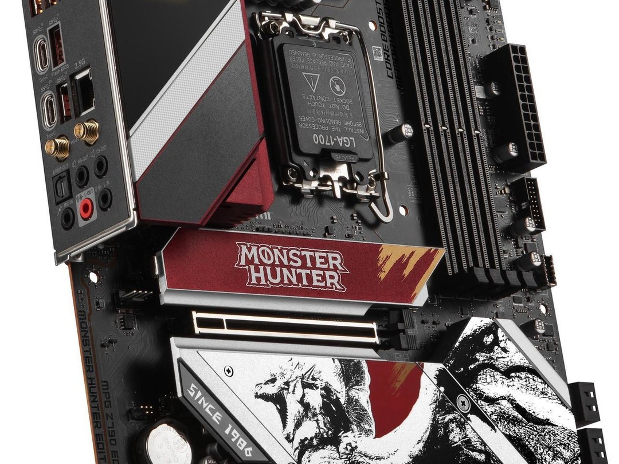 MSI MPG Z790 EDGE MONSTER HUNTER EDITION LGA 1700 ATX Desktop Motherboard