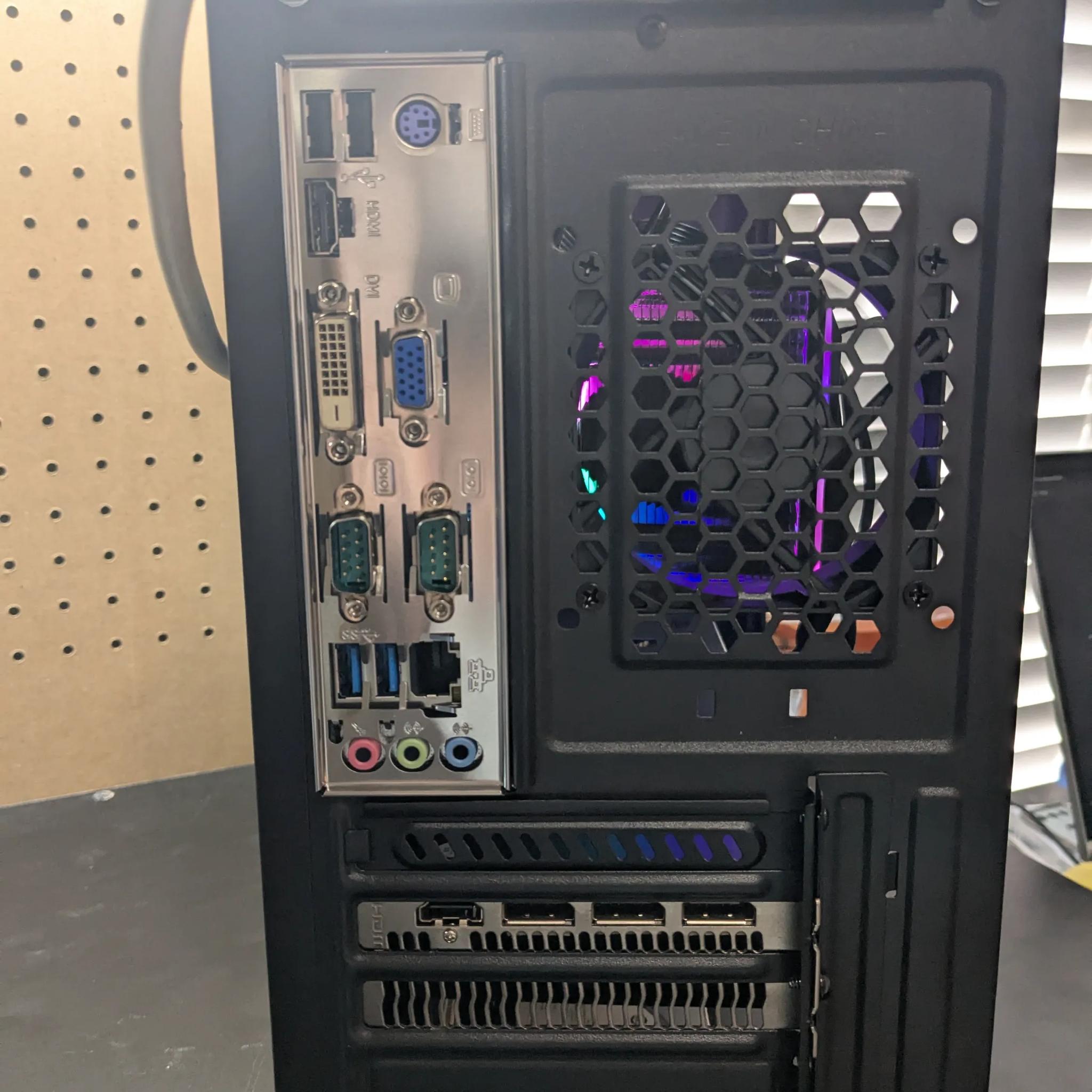 120 FPS Fortnite | 180 Day Warranty | i5 4590, 16GB RAM, 480GB SSD, RX 580 4GB, RGB, Win10, Wifi