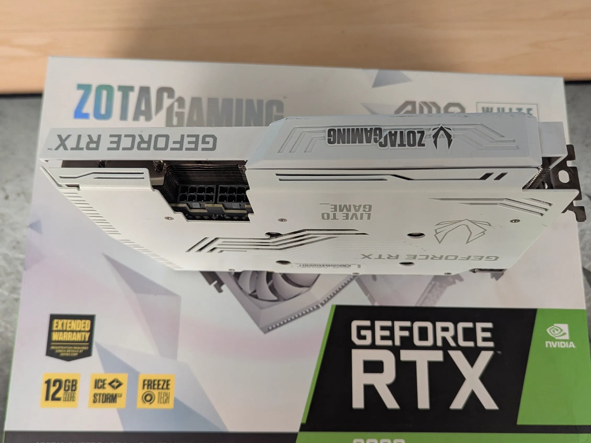 ❄️ Zotac RTX 3060 AMP White Edition – Clean Look, 12GB VRAM | Read Notes 🧊