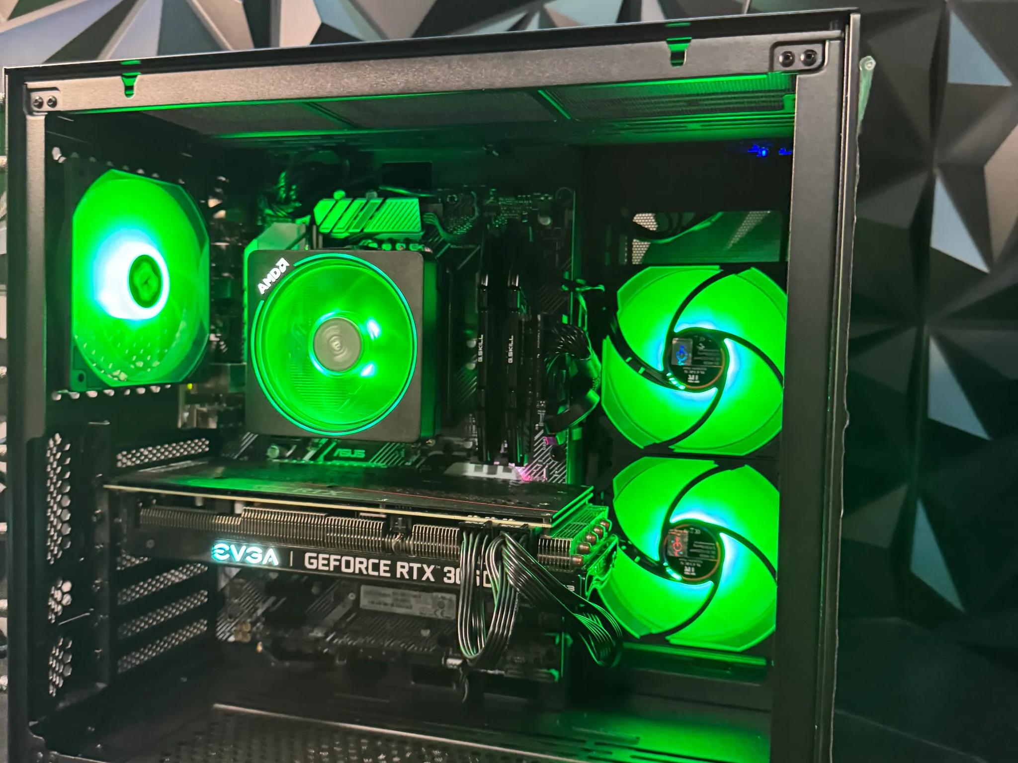🖤 Black Mamba Gaming PC 🖤 | Ryzen 7| RTX 3060Ti| 32 GB DDR4| 1.25 TB NVMe