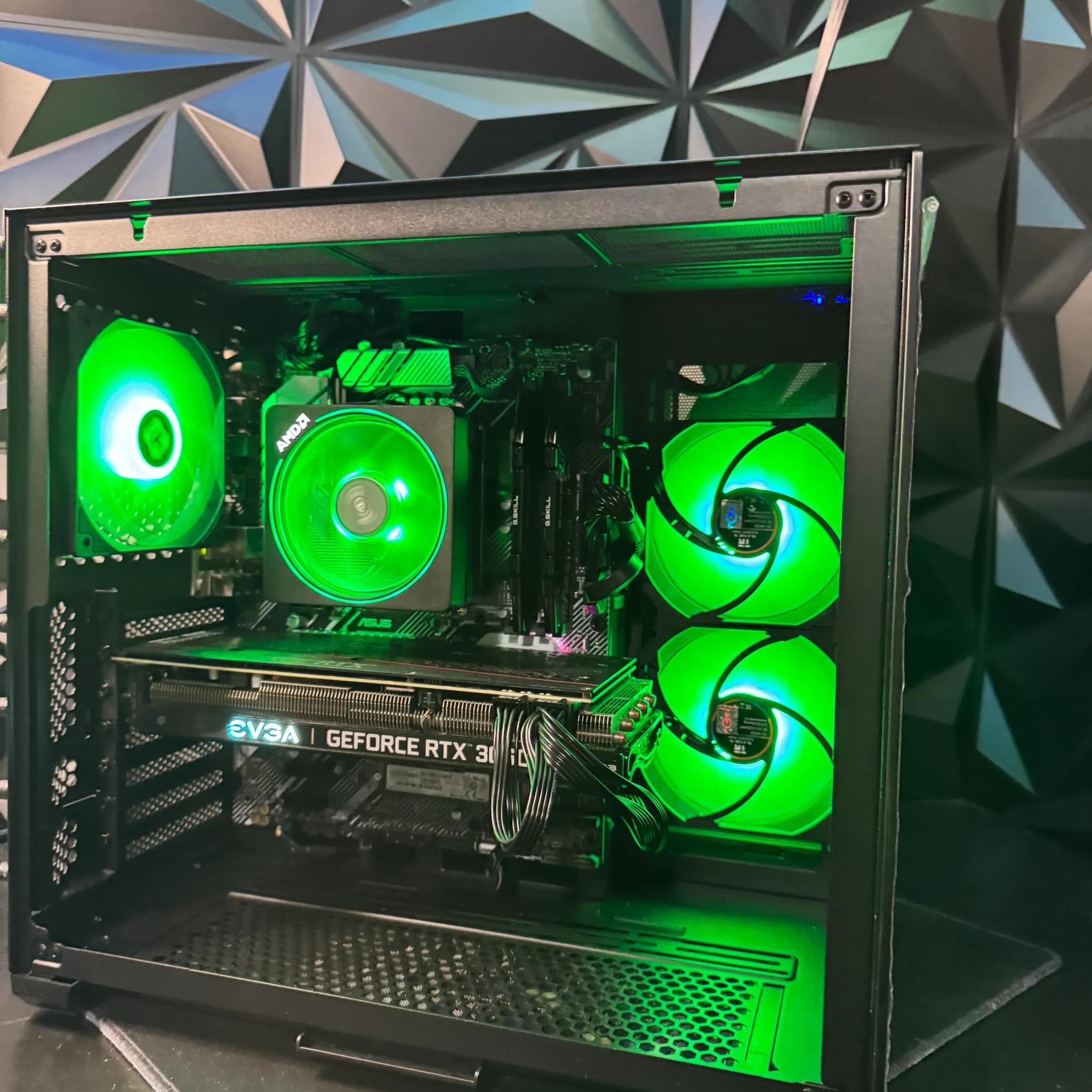 🖤 Black Mamba Gaming PC 🖤 | Ryzen 7| RTX 3060Ti| 32 GB DDR4| 1.25 TB NVMe