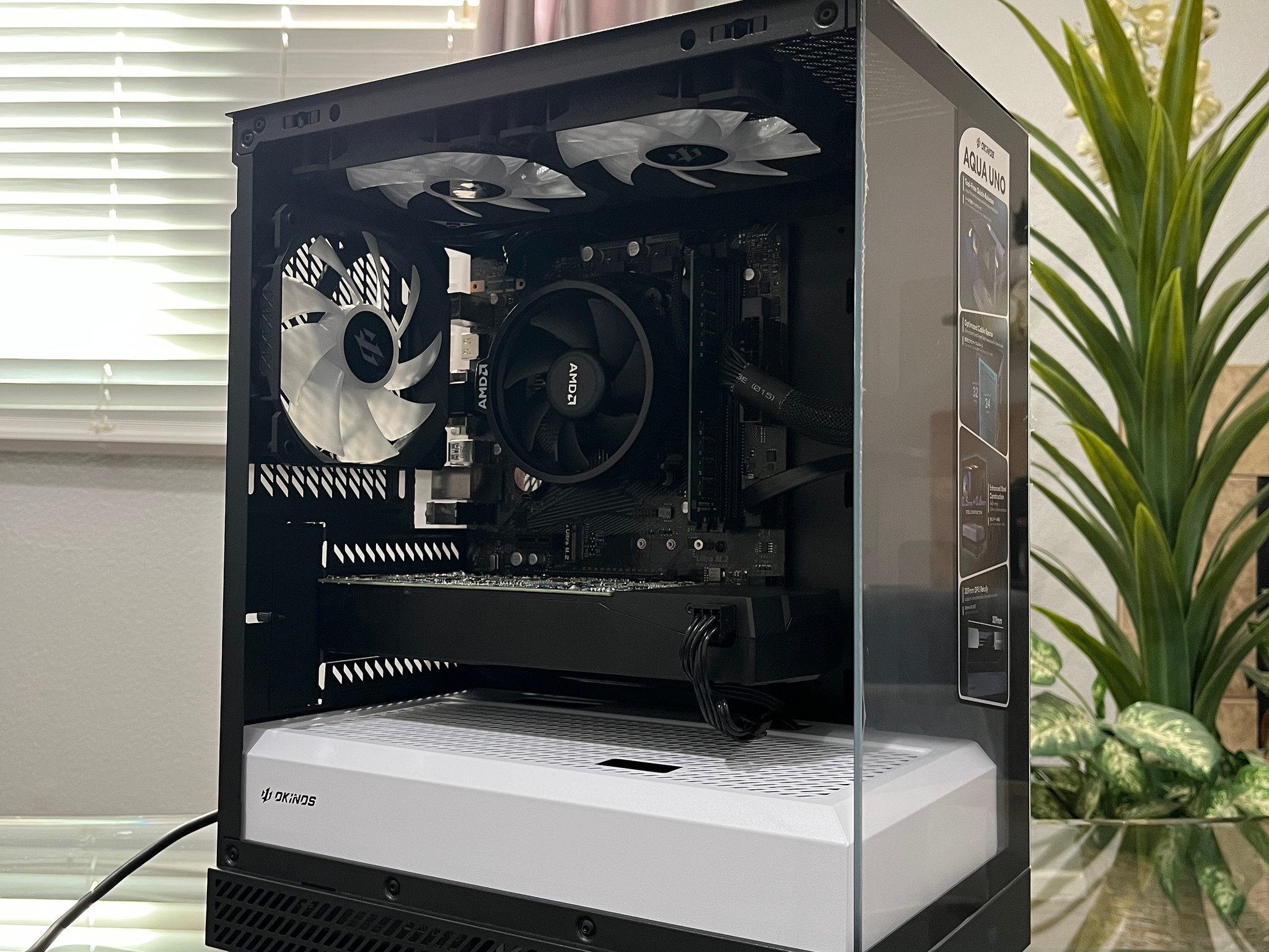 GTX 1060 6GB, Ryzen 7 1700, 8GB RAM | Black RGB Gaming Computer/PC