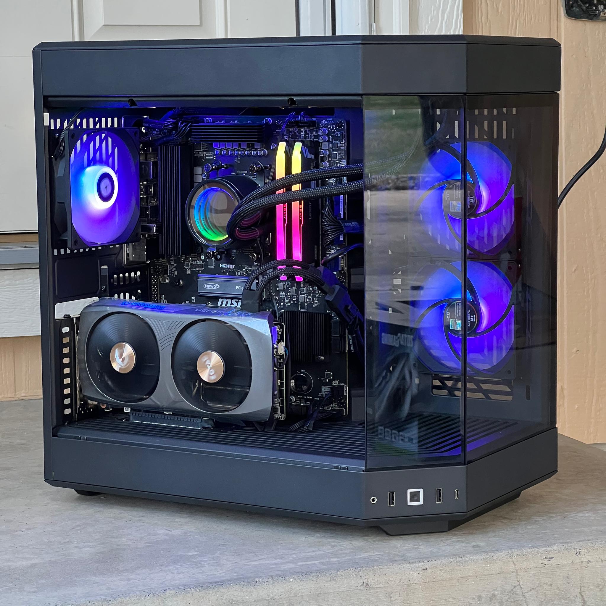 ⬛️Black HYTE⬛️ rtx 3080, ryzen 5 7600x, 32GB 6400mhz