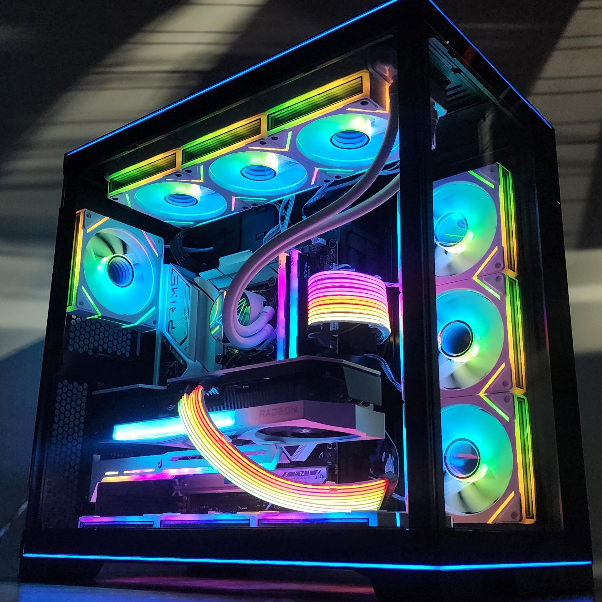 Gaming PC i9-14900K 32GB RAM 2TB SSD RX 9070 XT 16GB Windows 11 Computer