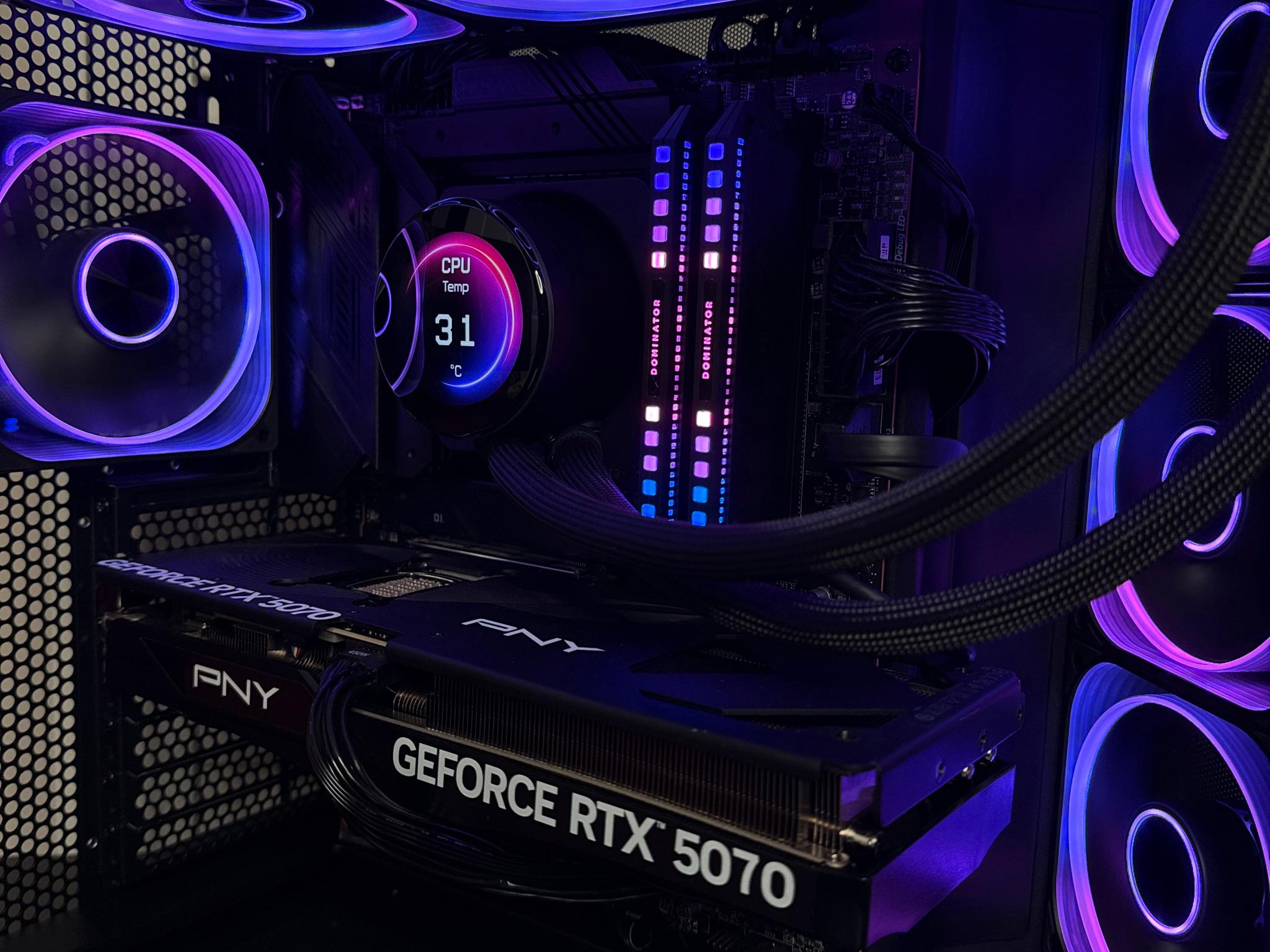 ✨💜 AORURA | RTX 5070 + i9-14900KF | 32GB RAM | 2TB Gen4 NVMe — Ultra High-End Gaming PC