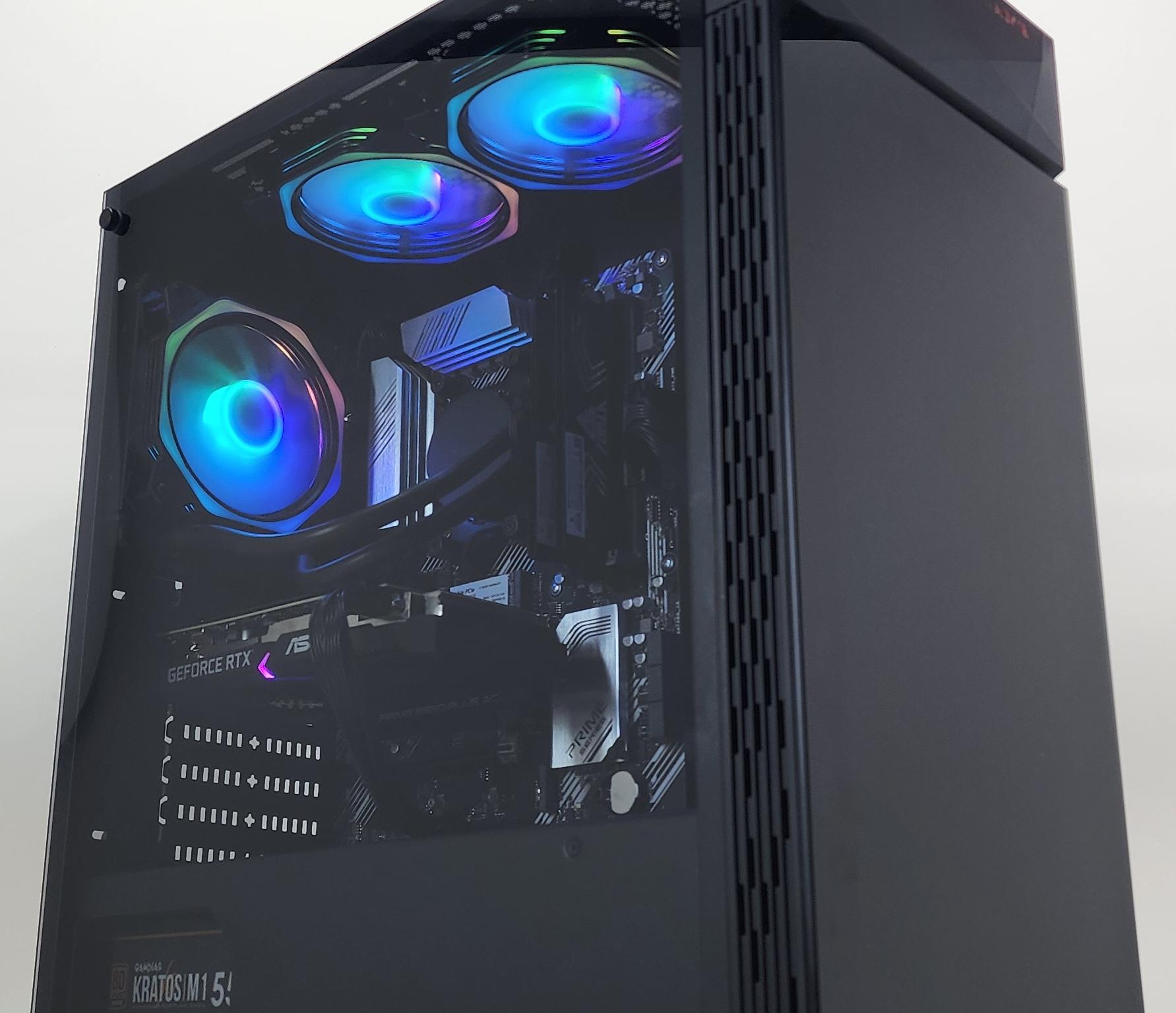 Gaming PC Ryzen 7 5700  16GB RAM 512GB SSD RTX 3050 8GB Windows 11 Computer